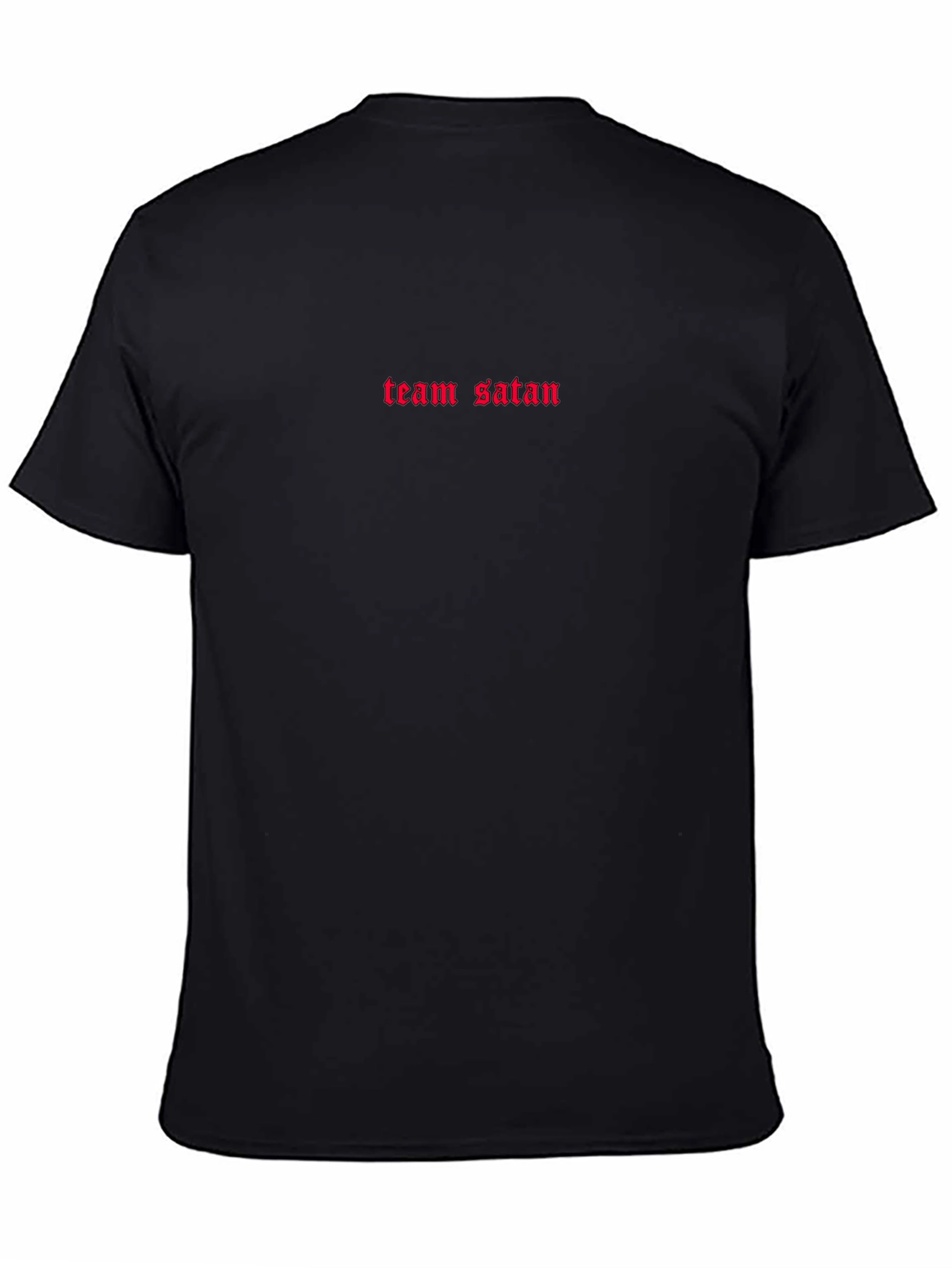 Black Team Satan Crewneck T-Shirt view 4