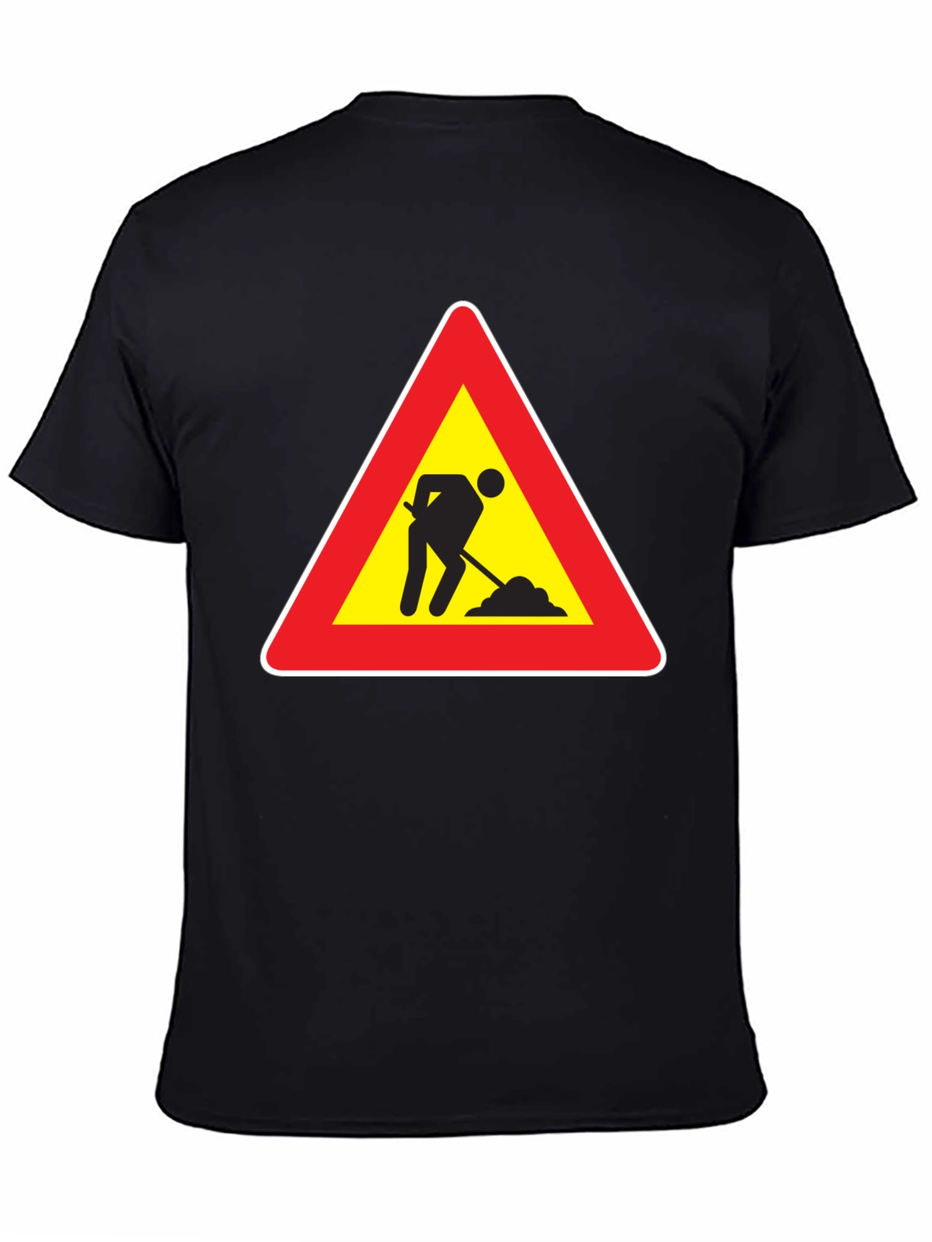 Black Men at Work Graphic T-Shirt - Black view 4