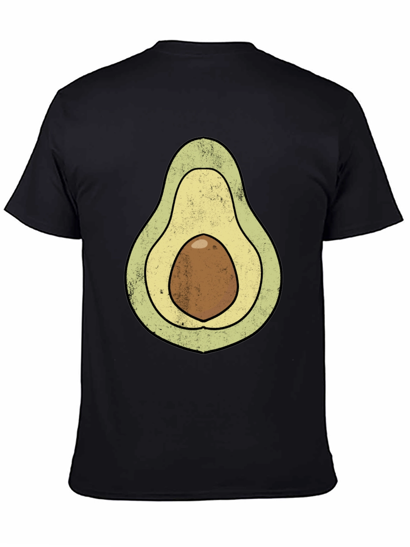 Black Avocado Graphic T-Shirt - Novelty Food Tee view 4
