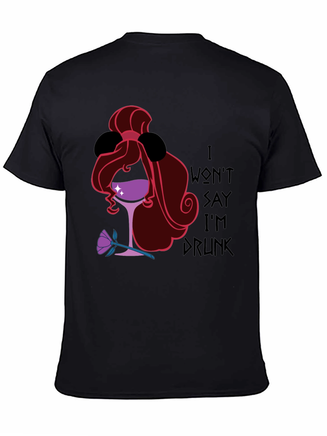 Black I Won't Say I'm Drunk T-Shirt view 4