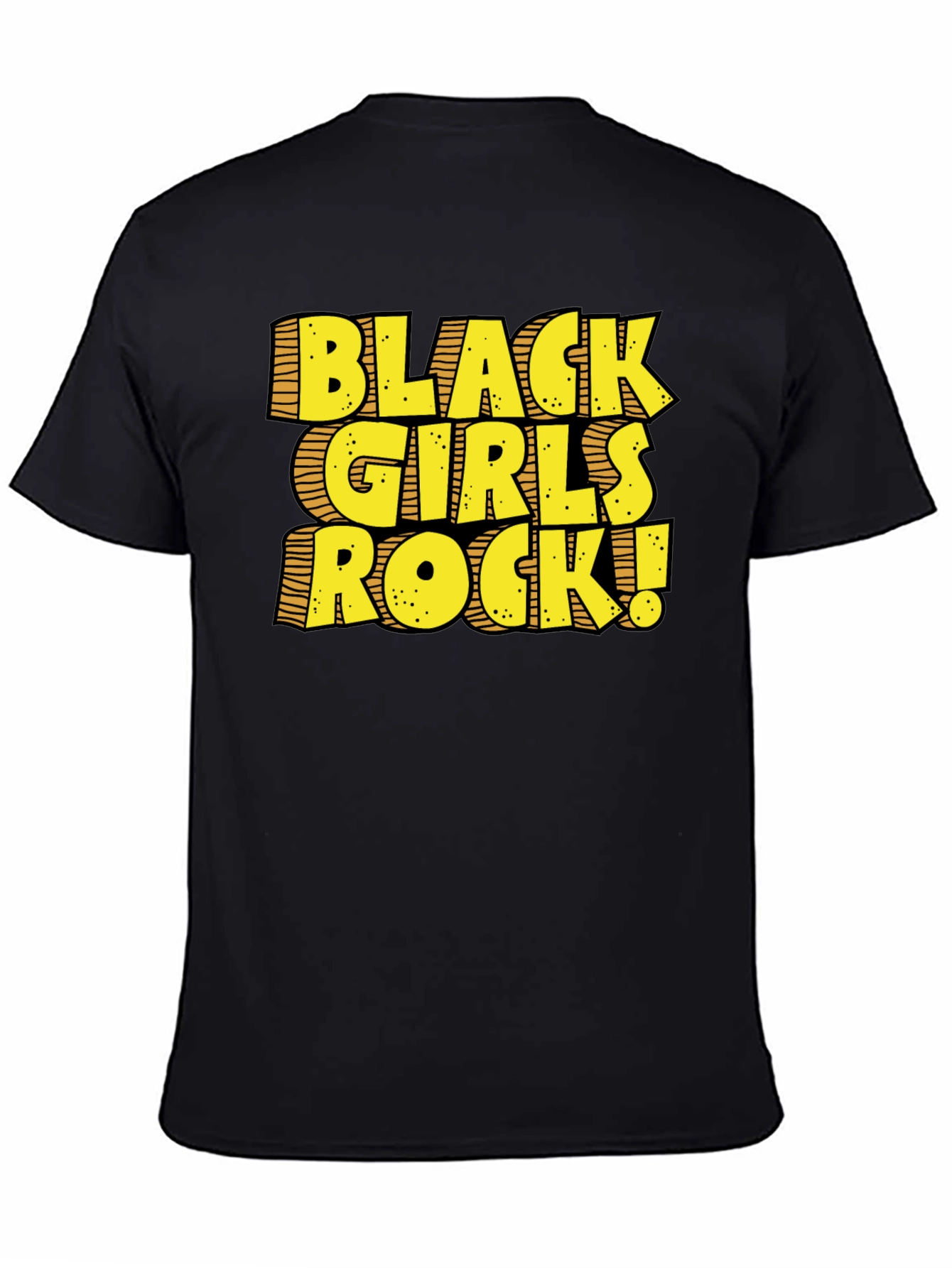 Black Black Girls Rock Graphic T-Shirt - Black view 4