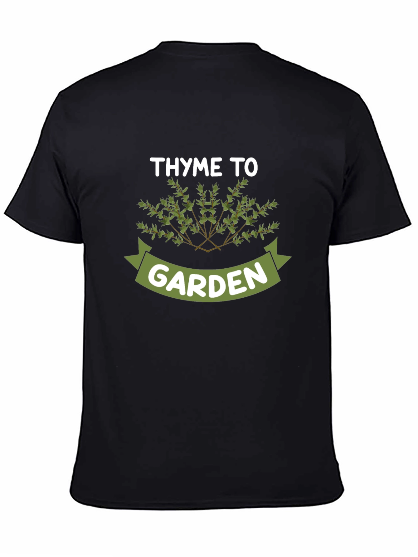 Black Thyme To Garden T-Shirt - Gardener Tee view 4