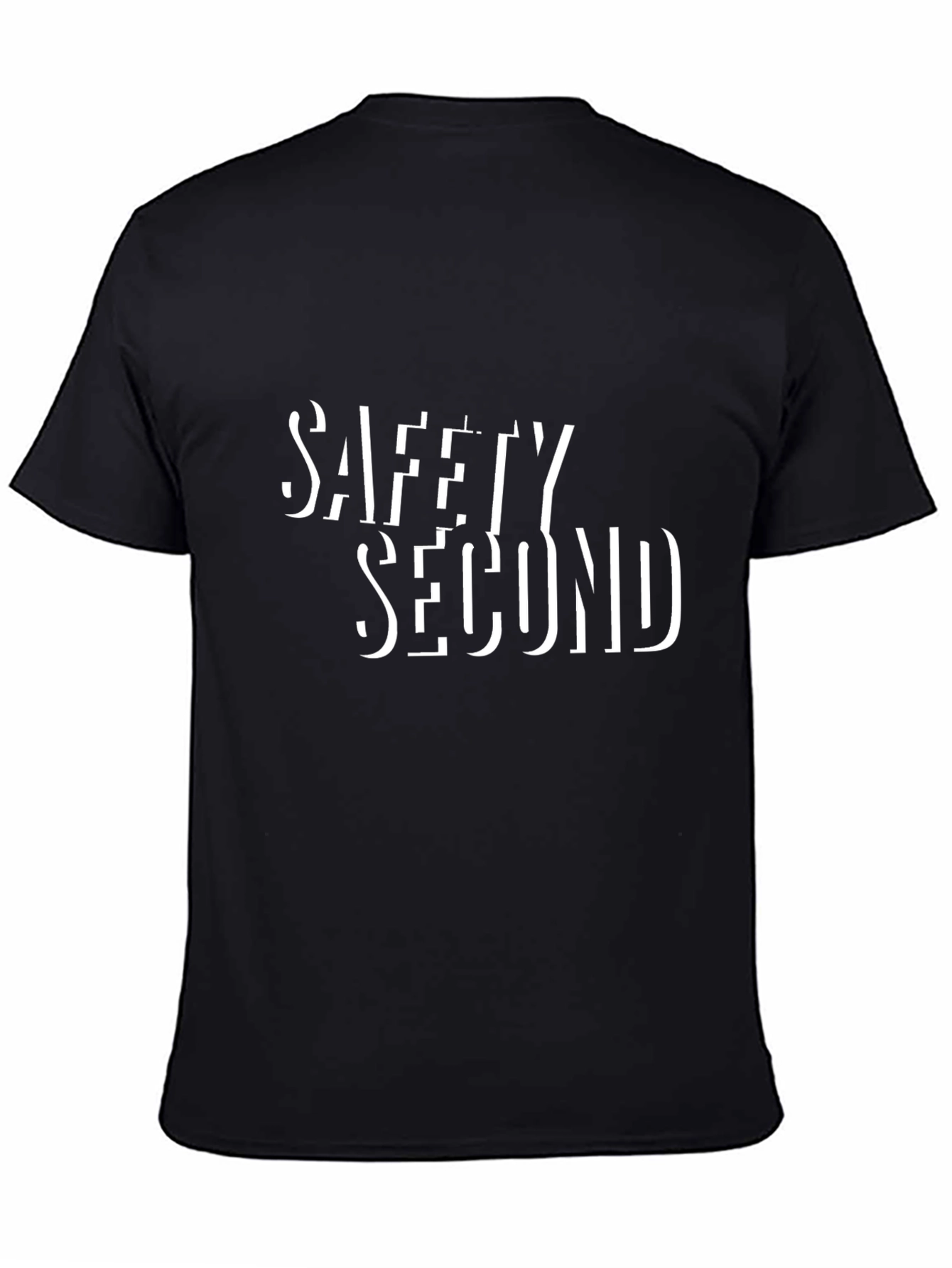 Black Safety Second Graphic T-Shirt - Black view 4
