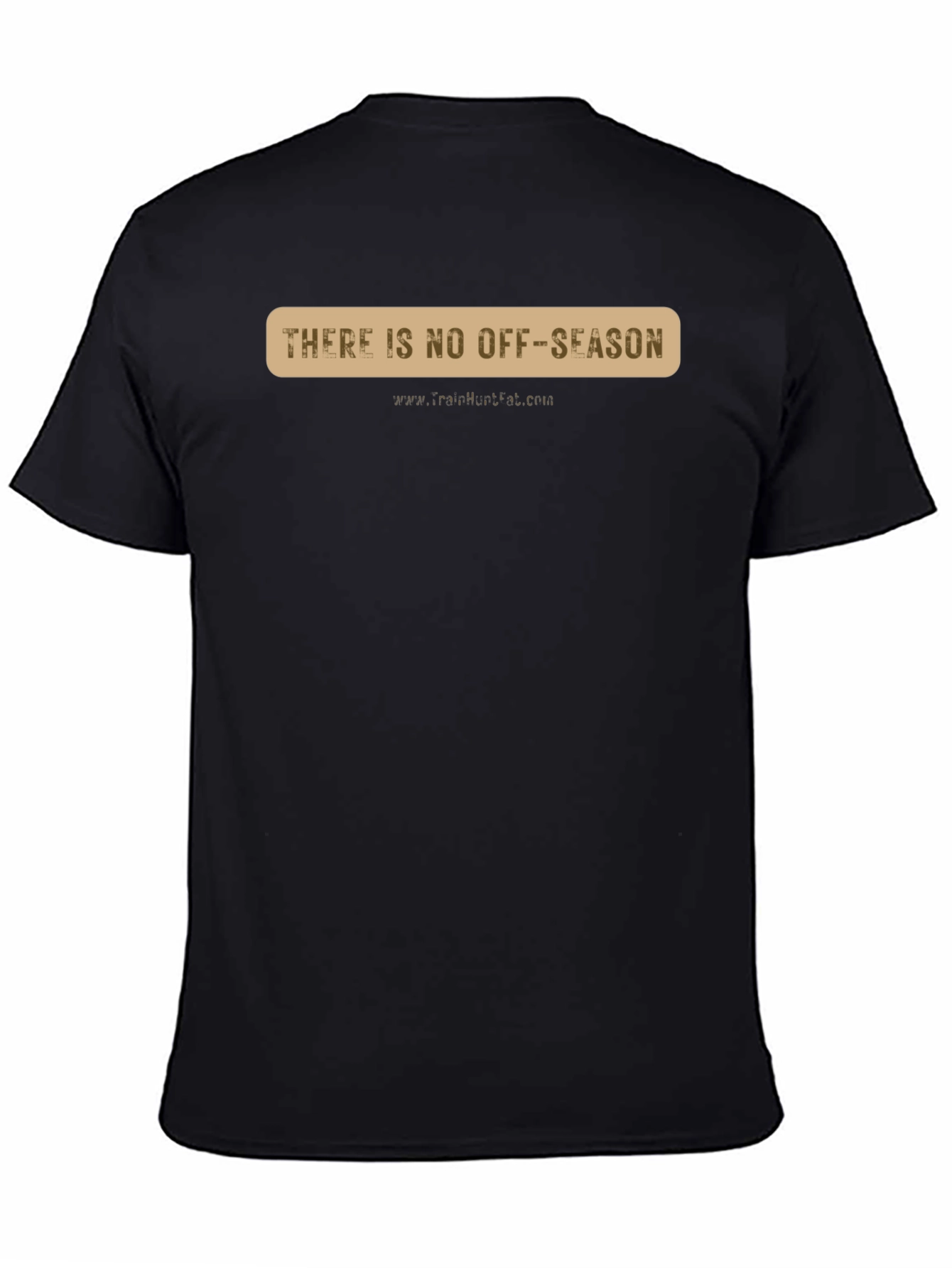 Black There Is No Off-Season Graphic Tee view 4