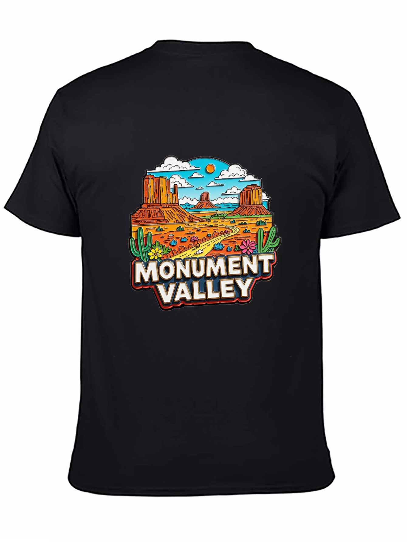 Monument Valley Graphic T-Shirt - Desert Scene Tee - 4
