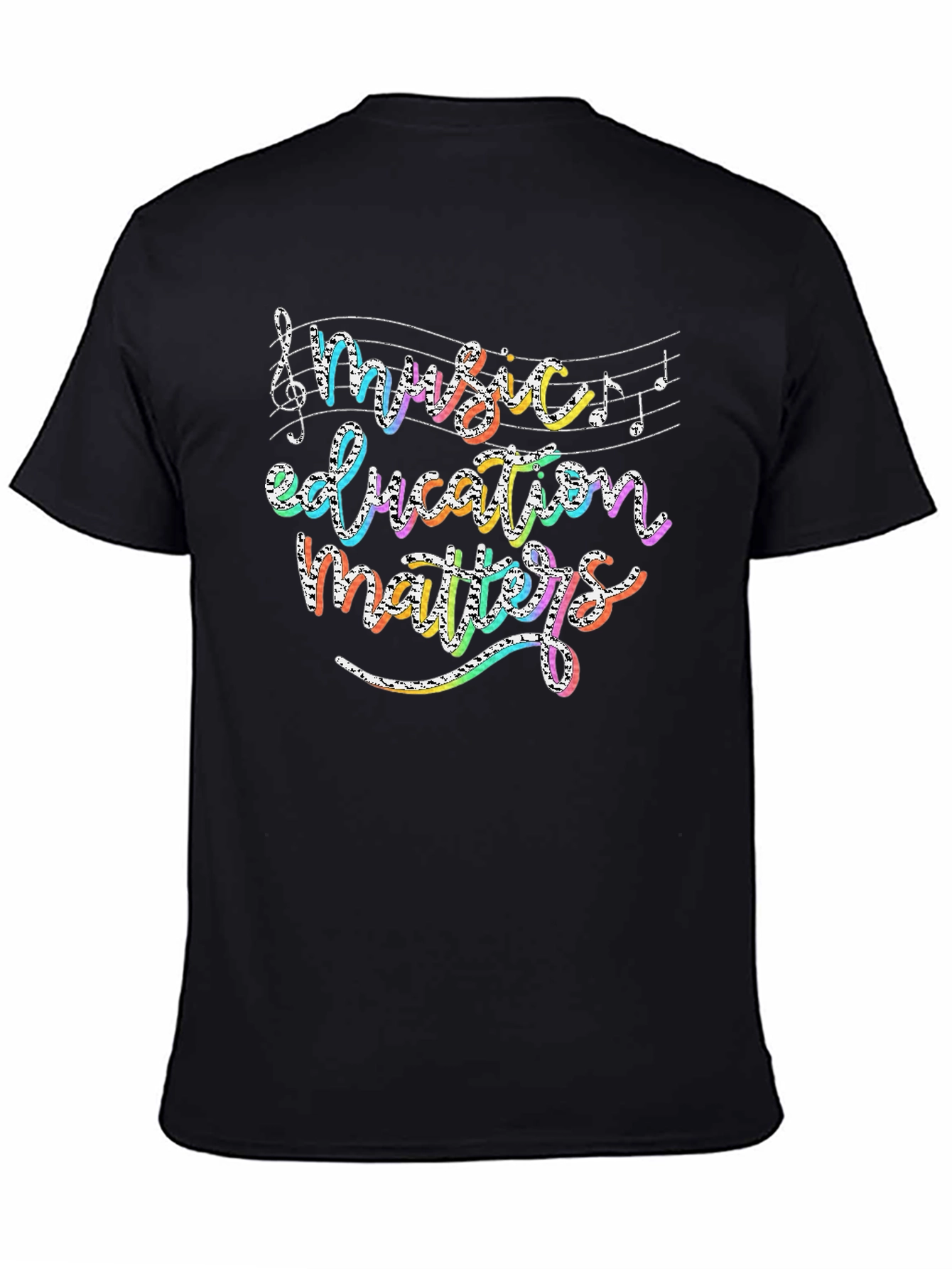 Black Music Education Matters Graphic Tee view 4