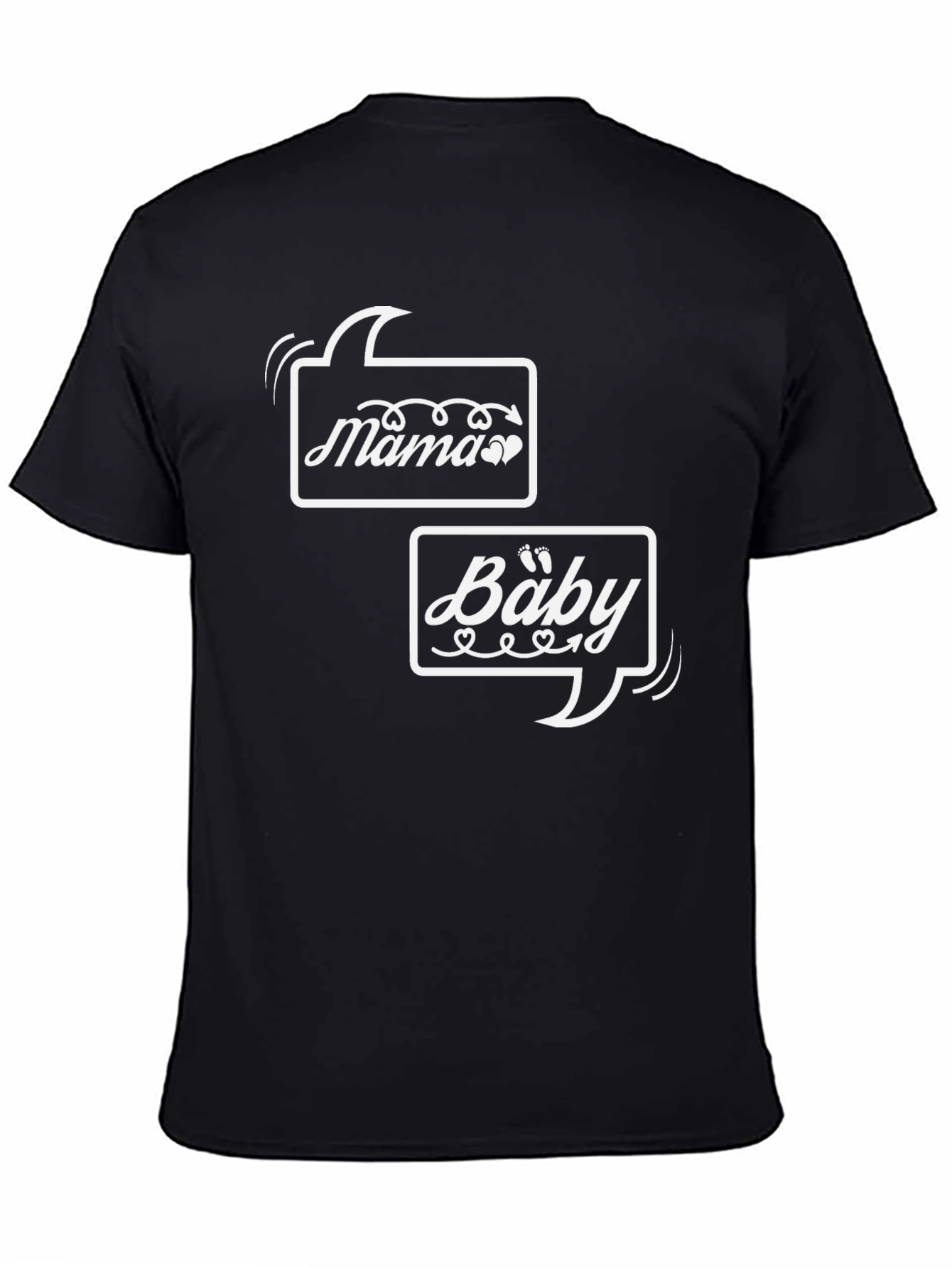 Black Mama & Baby Matching T-Shirt view 4