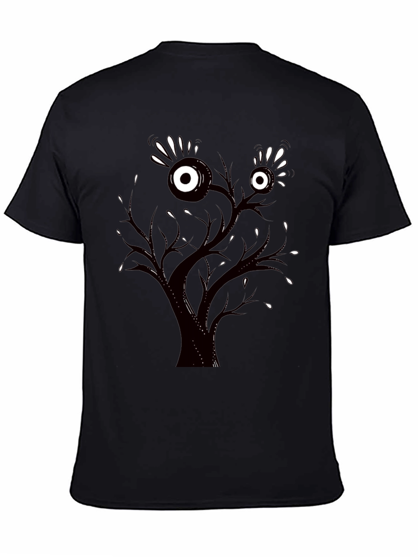 Black Eye Tree Graphic Tee - Men's Black T-Shirt view 4