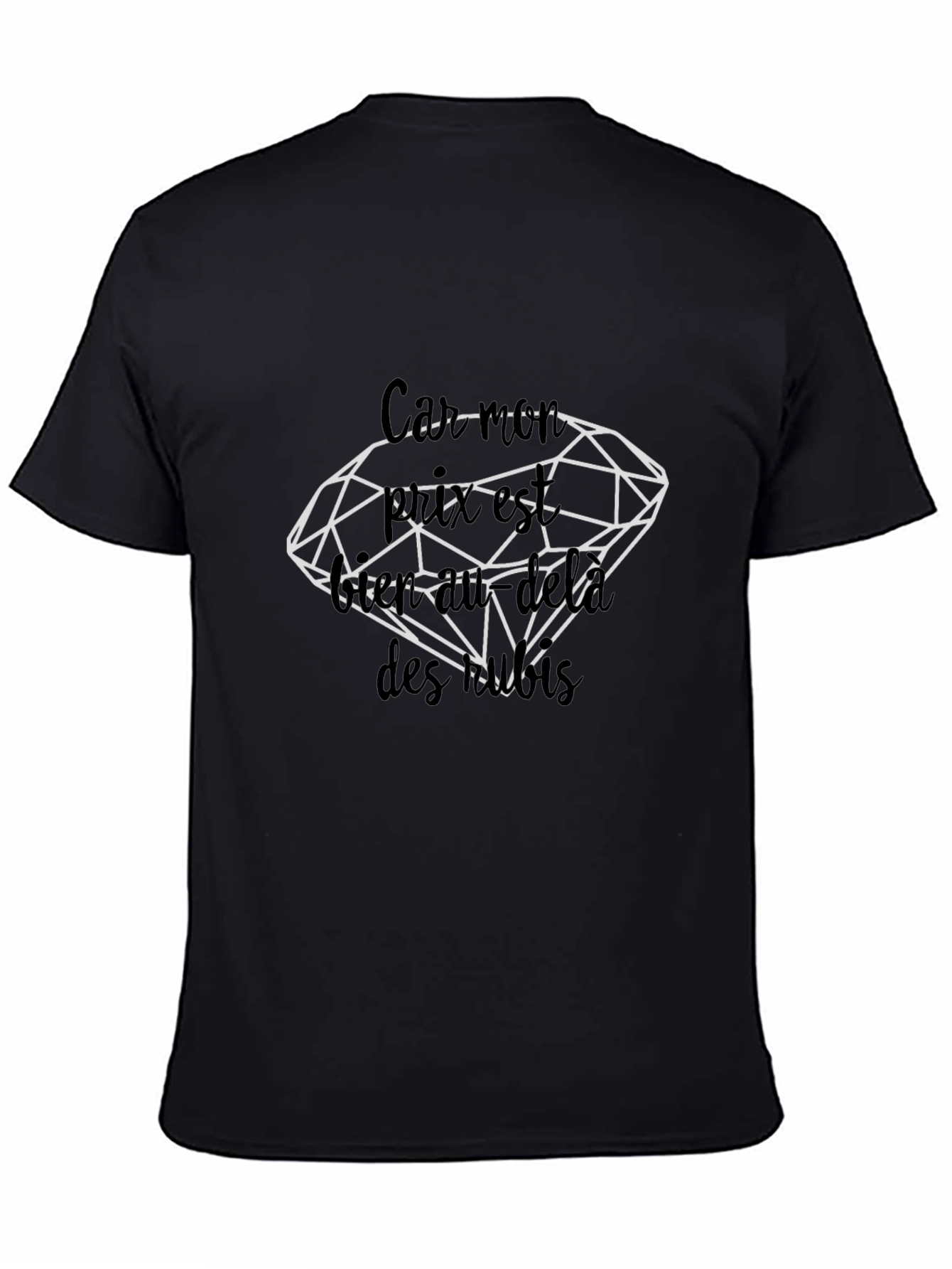 Black Diamond Graphic Black T-Shirt view 4