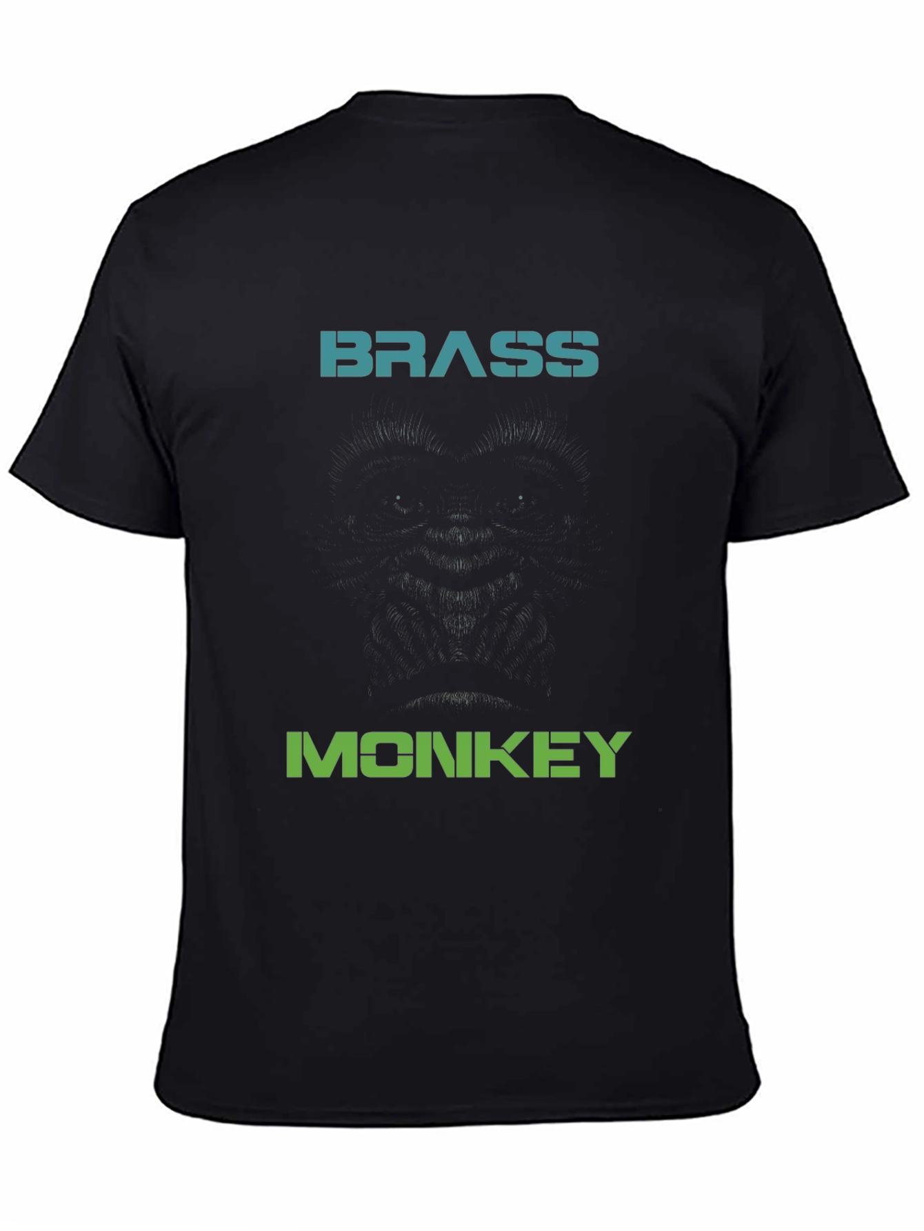 Black Brass Monkey Graphic Tee - Classic Hip Hop Style view 4