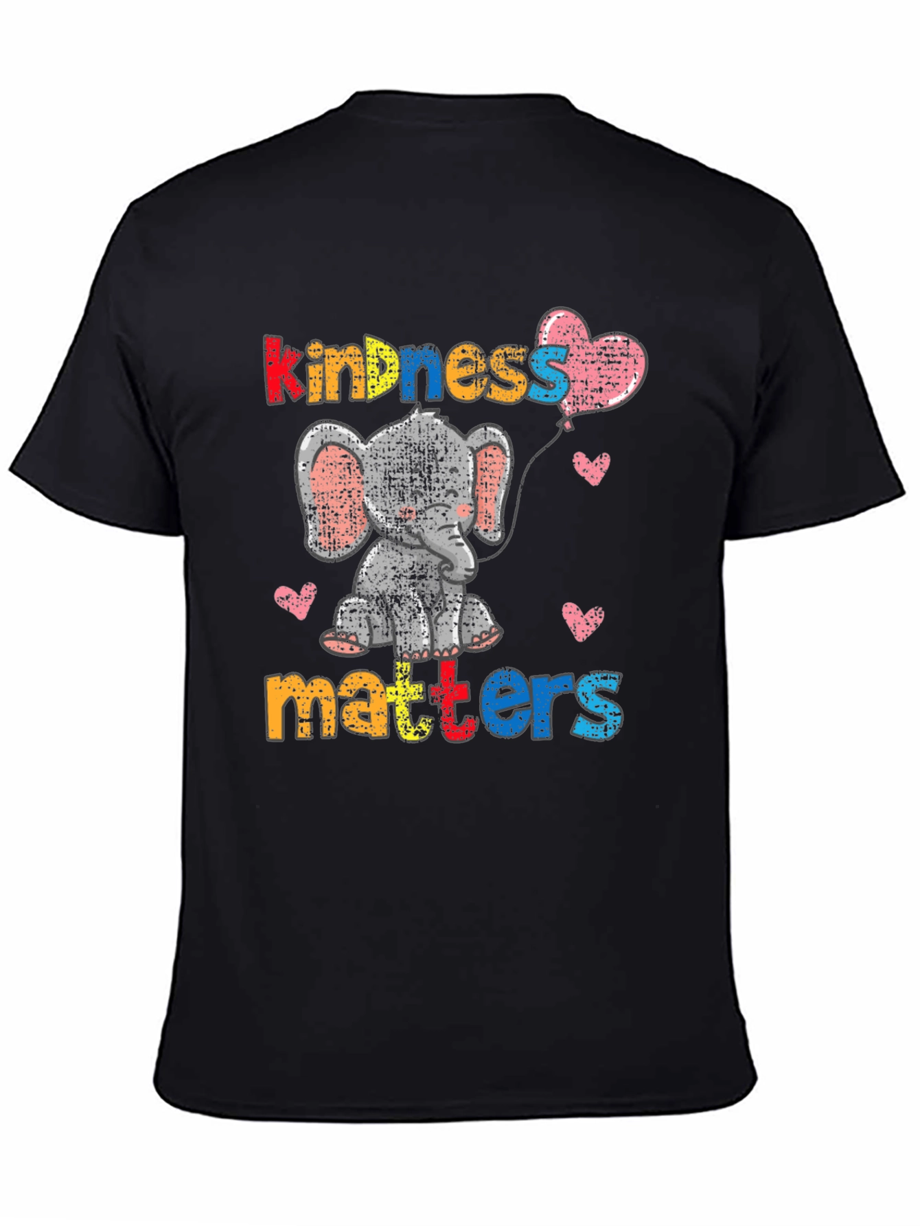 Kindness Matters Elephant Graphic Tee - 4