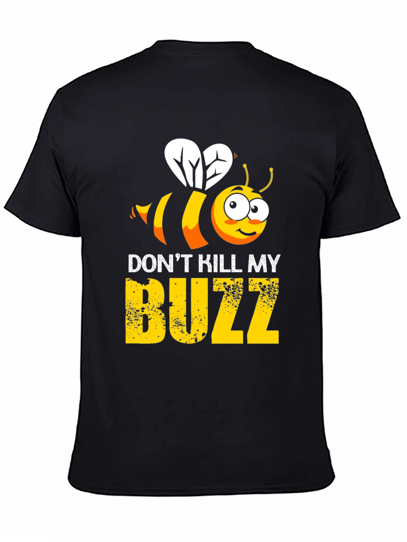 Black Don't Kill My Buzz Graphic T-Shirt view 4