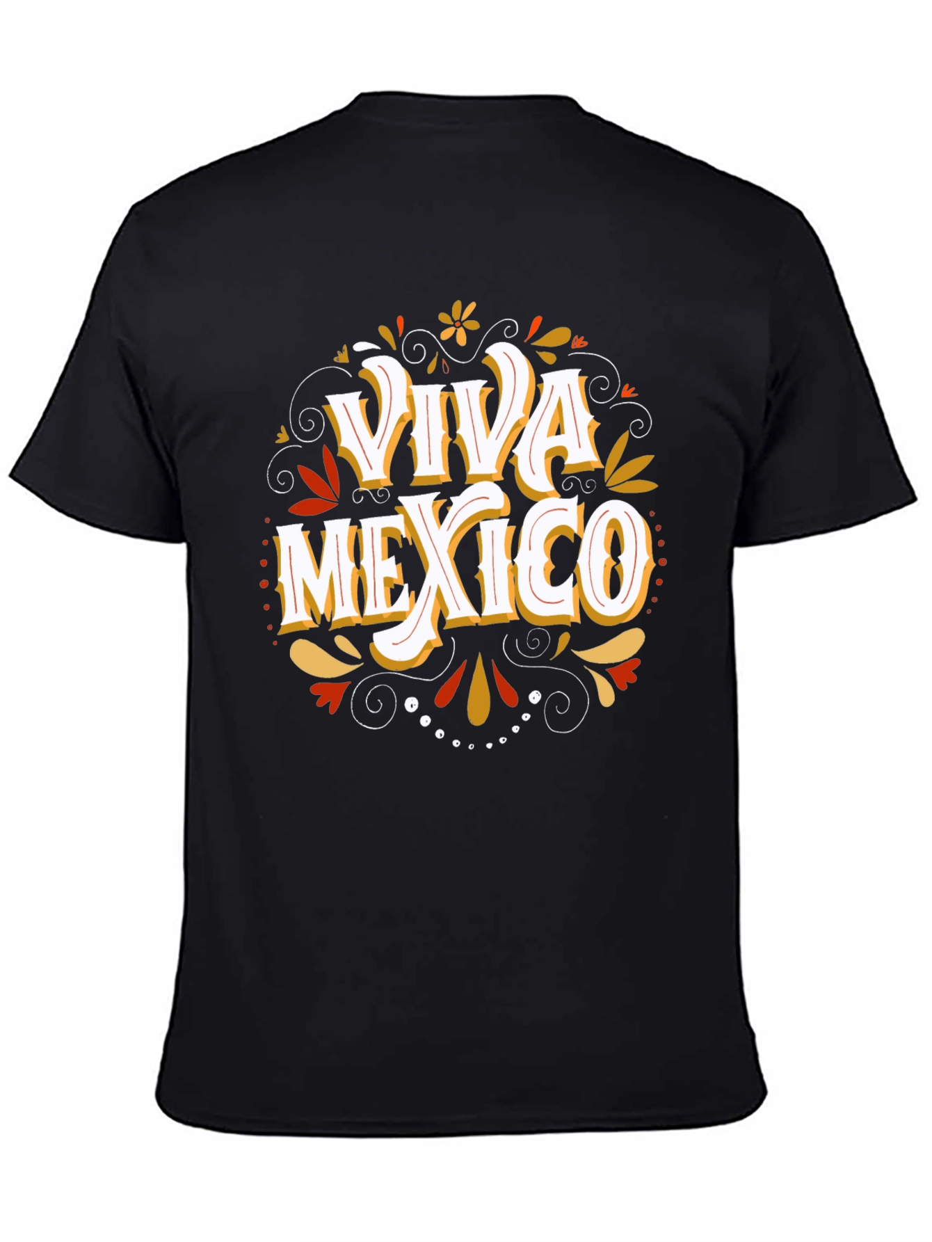 Viva Mexico Graphic Tee - Black Crew Neck - 4