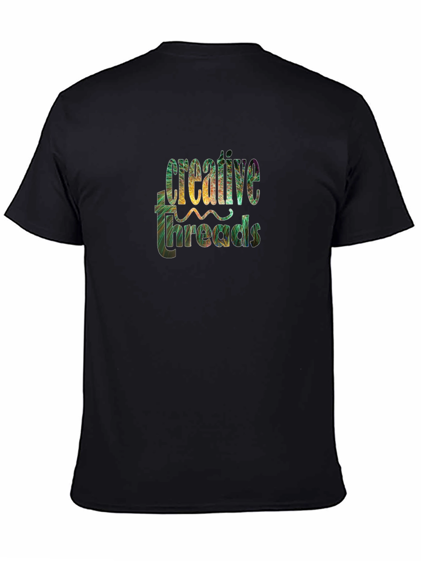 Black Creative Threads Black T-Shirt view 4