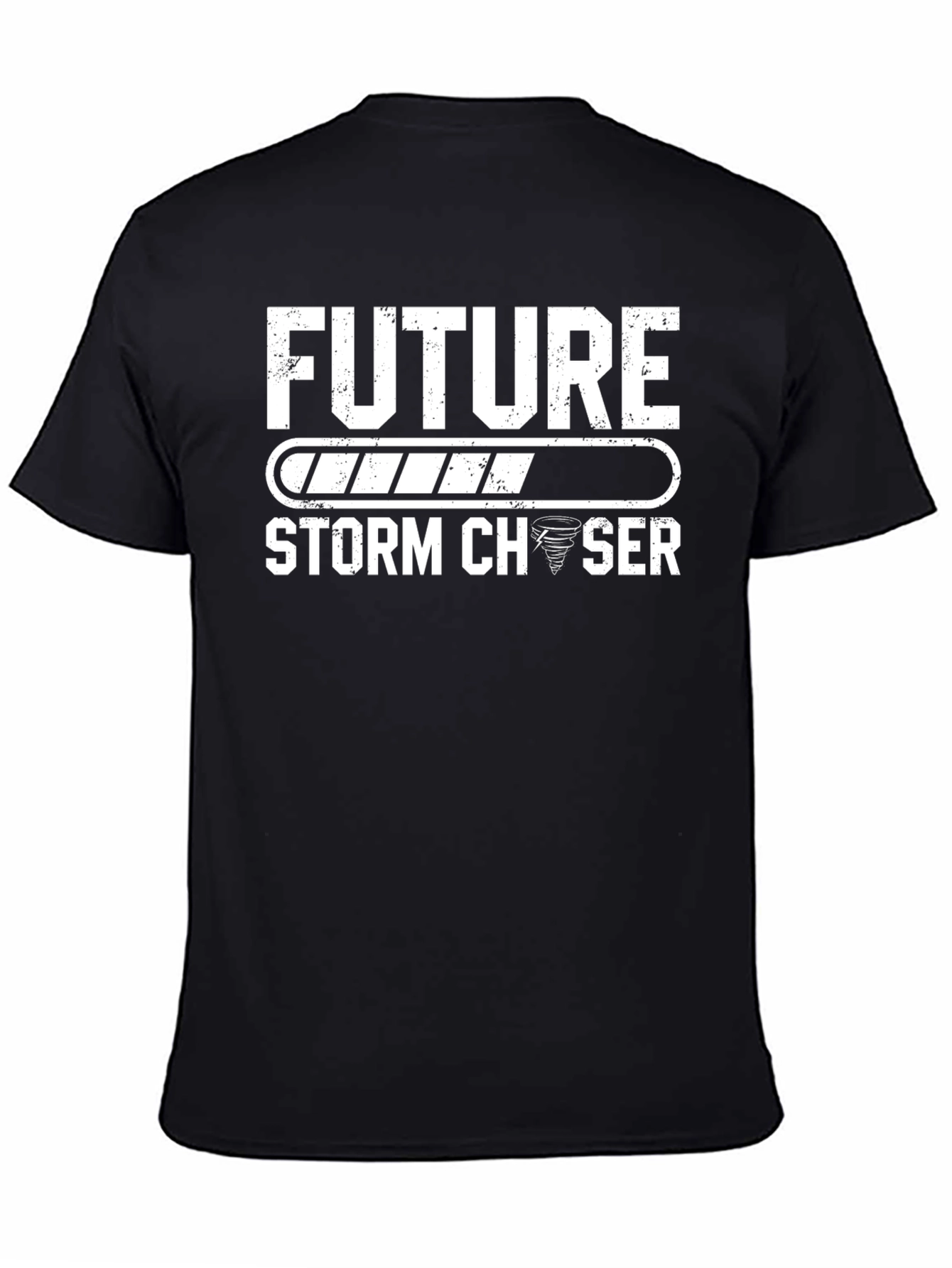 Black Future Storm Chaser Graphic Tee - Black view 4