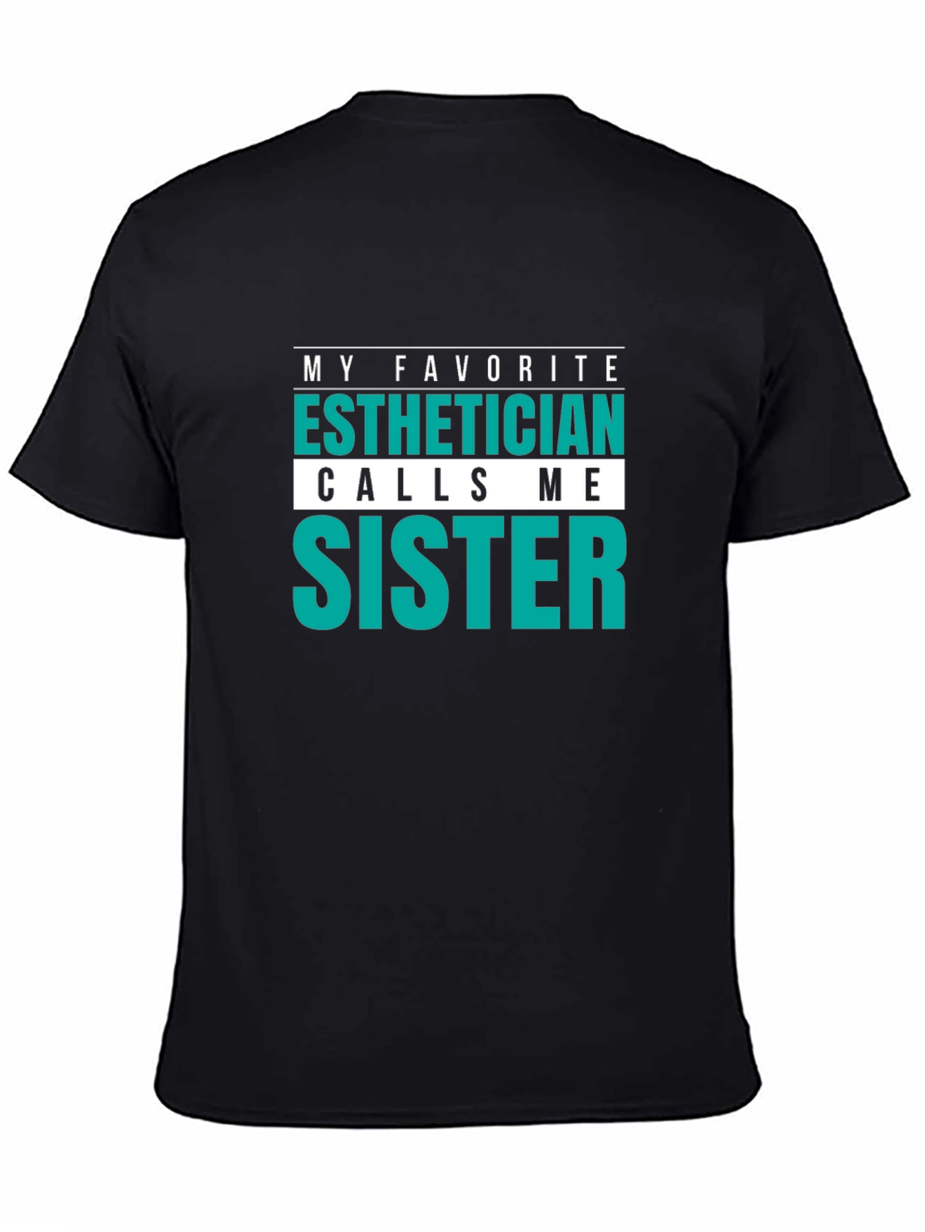 Black Esthetician Sister Tee - Novelty Gift view 4