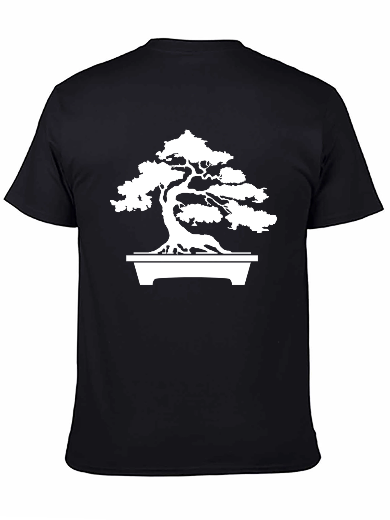 Black Bonsai Tree Graphic T-Shirt - Unique & Stylish Design view 4