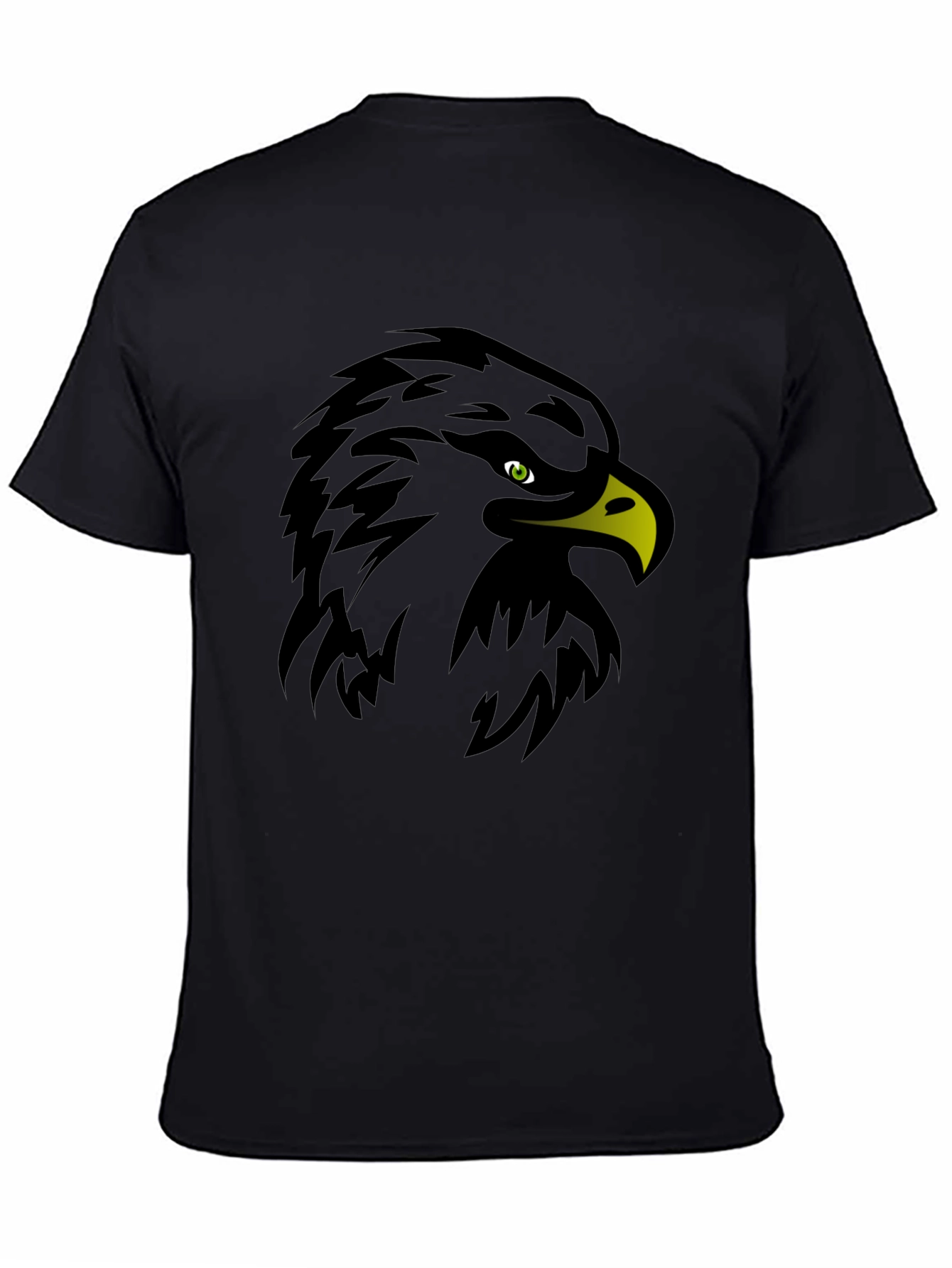 Black Eagle Graphic Black T-Shirt - Bold Design view 4