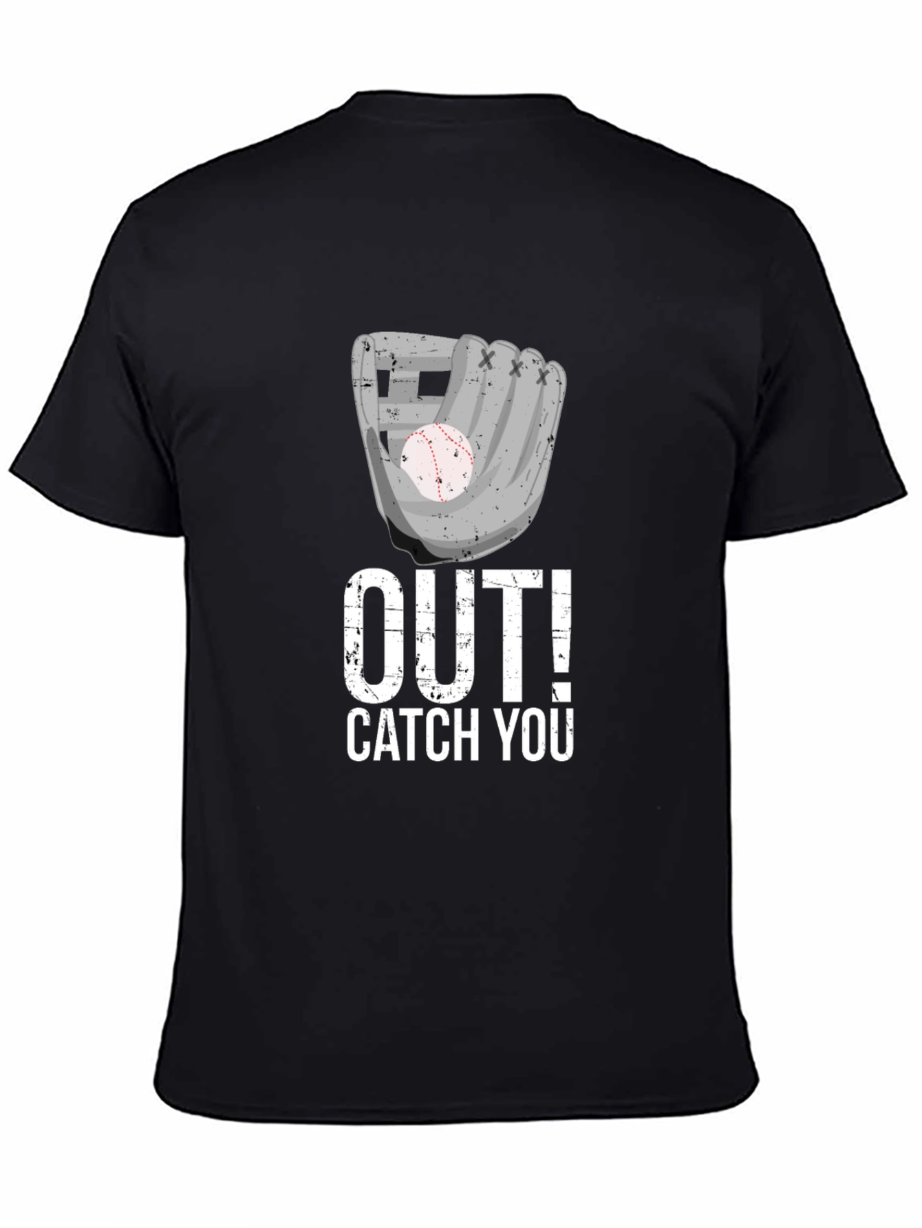 Baseball Out! Catch You T-Shirt - 4