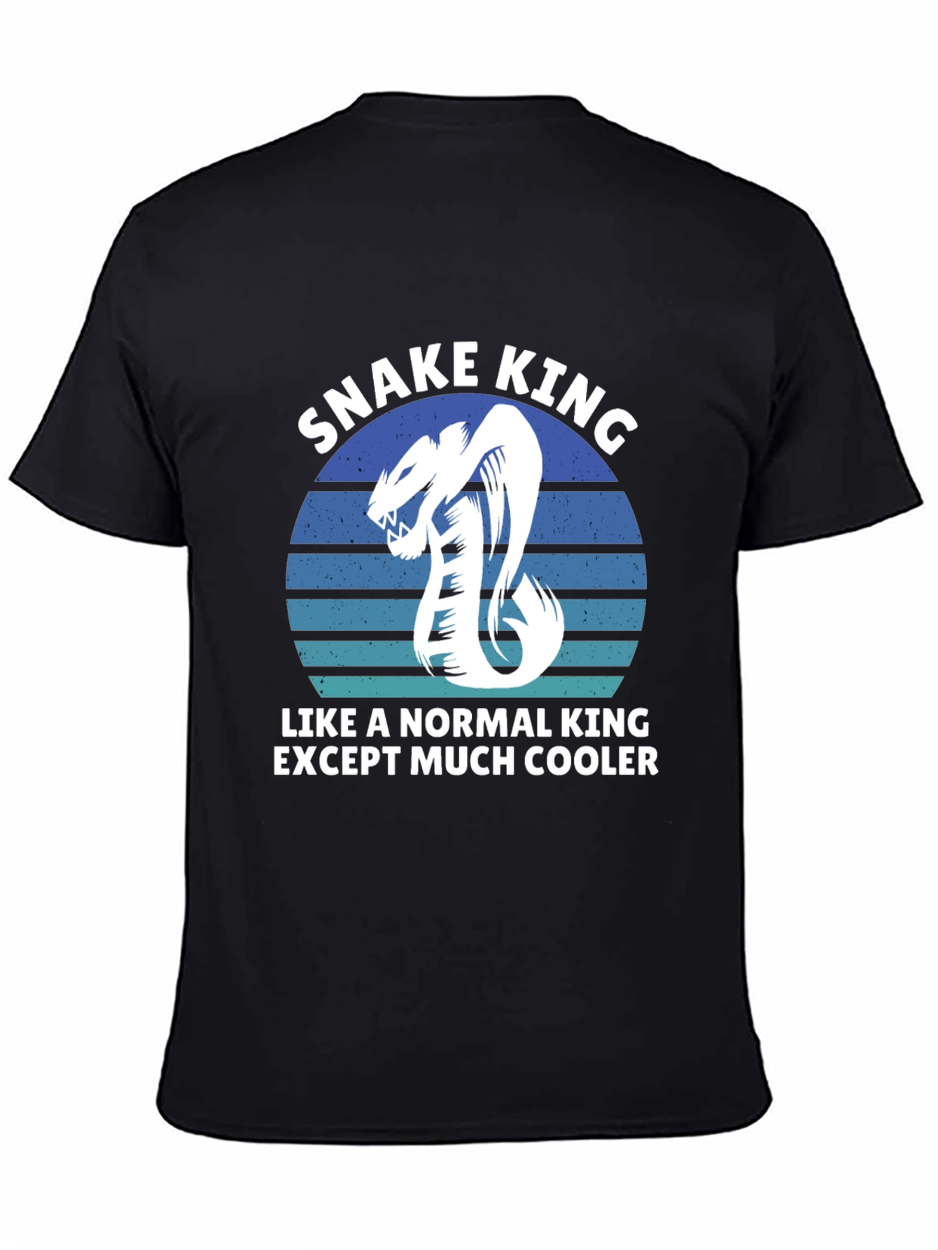 Black Snake King Graphic Tee - Cooler Than Normal view 4
