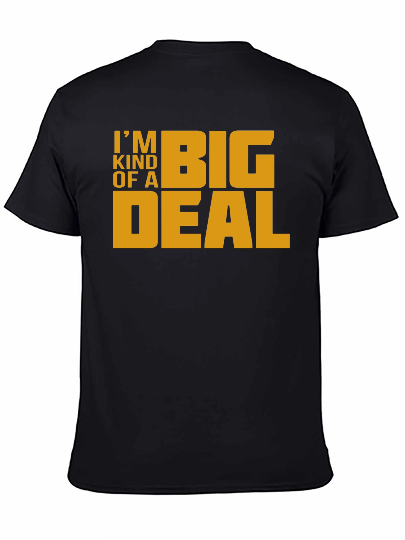 Black I'm Kind of A Big Deal T-Shirt - Black view 4