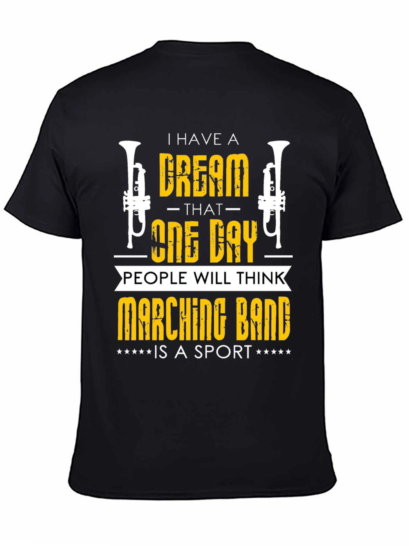 Black Marching Band Sport T-Shirt view 4