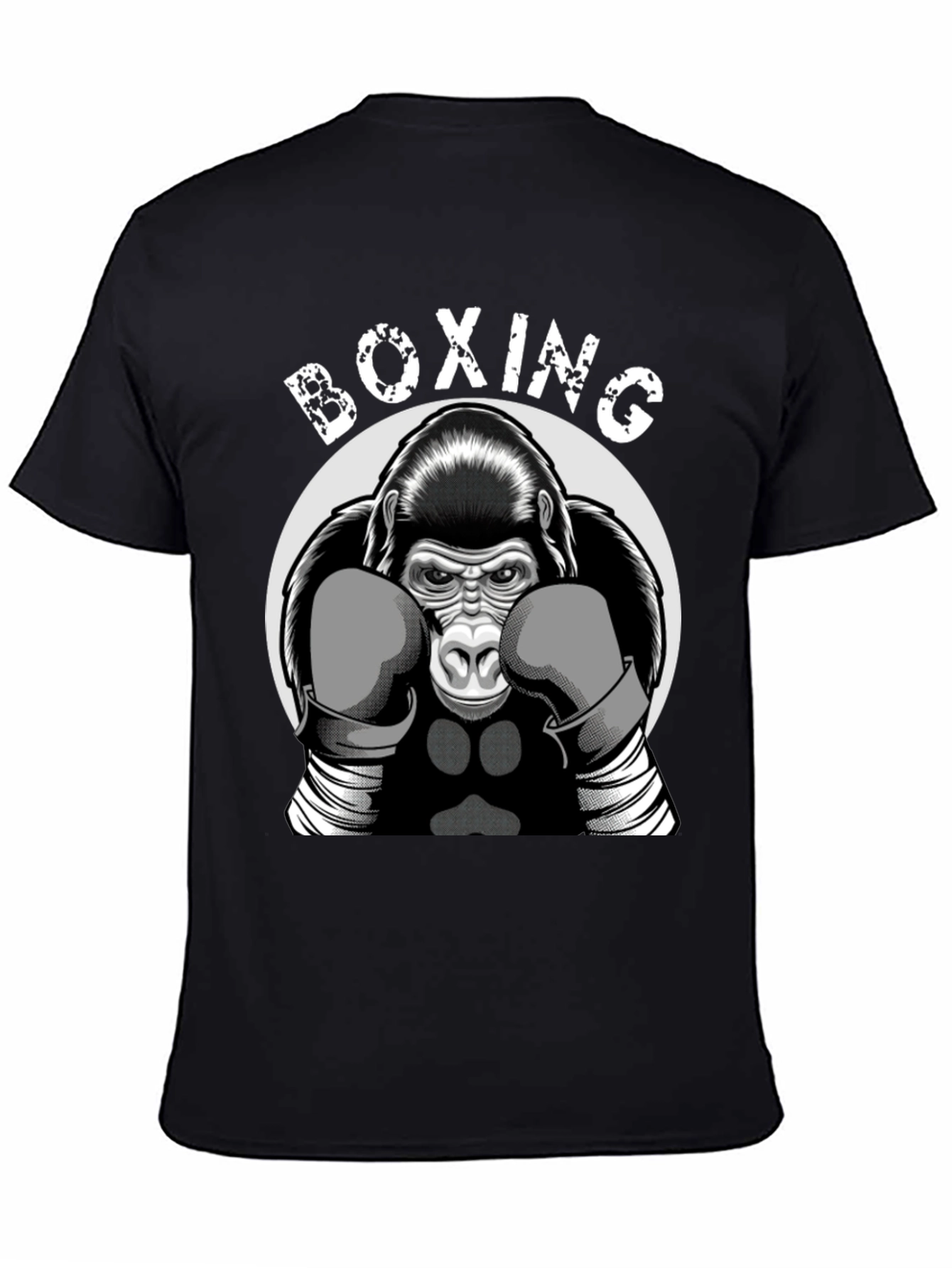 Black Boxing Gorilla Graphic Tee view 4