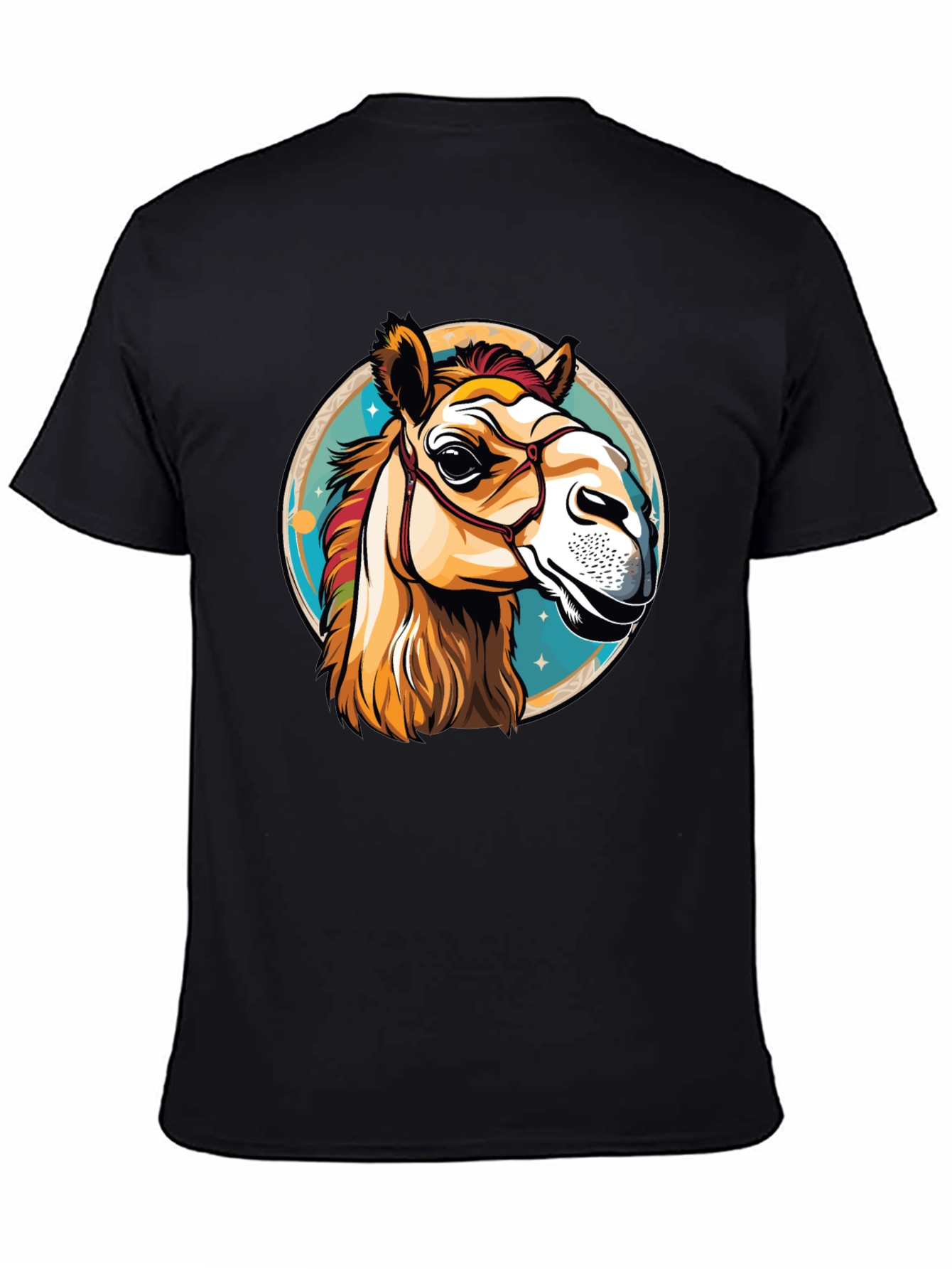 Black Camel T-Shirt - Men's Graphic Tee view 4