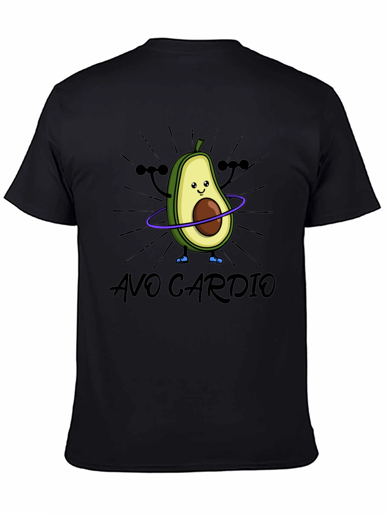 Black Avo Cardio Black T-Shirt view 4