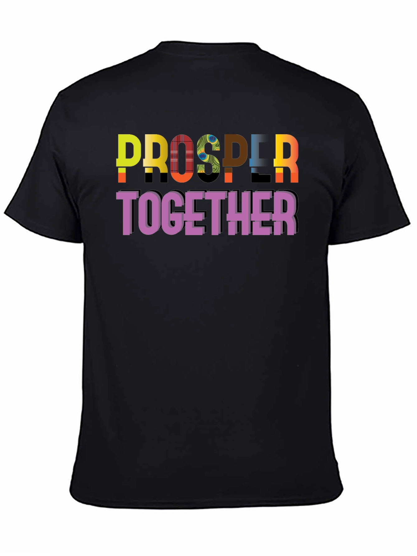 Black Prosper Together Graphic Tee view 4