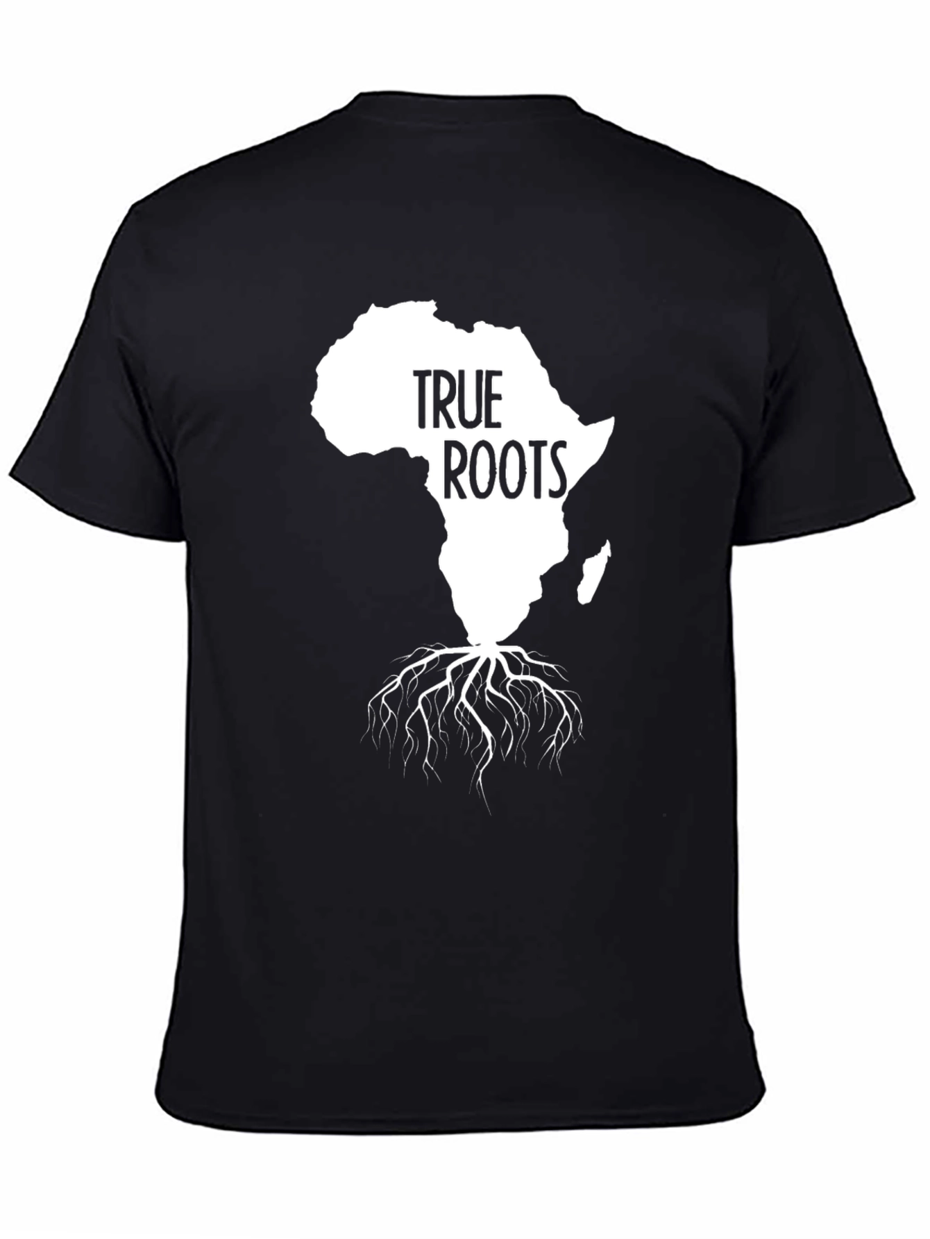 Black True Roots Africa Graphic Tee view 4