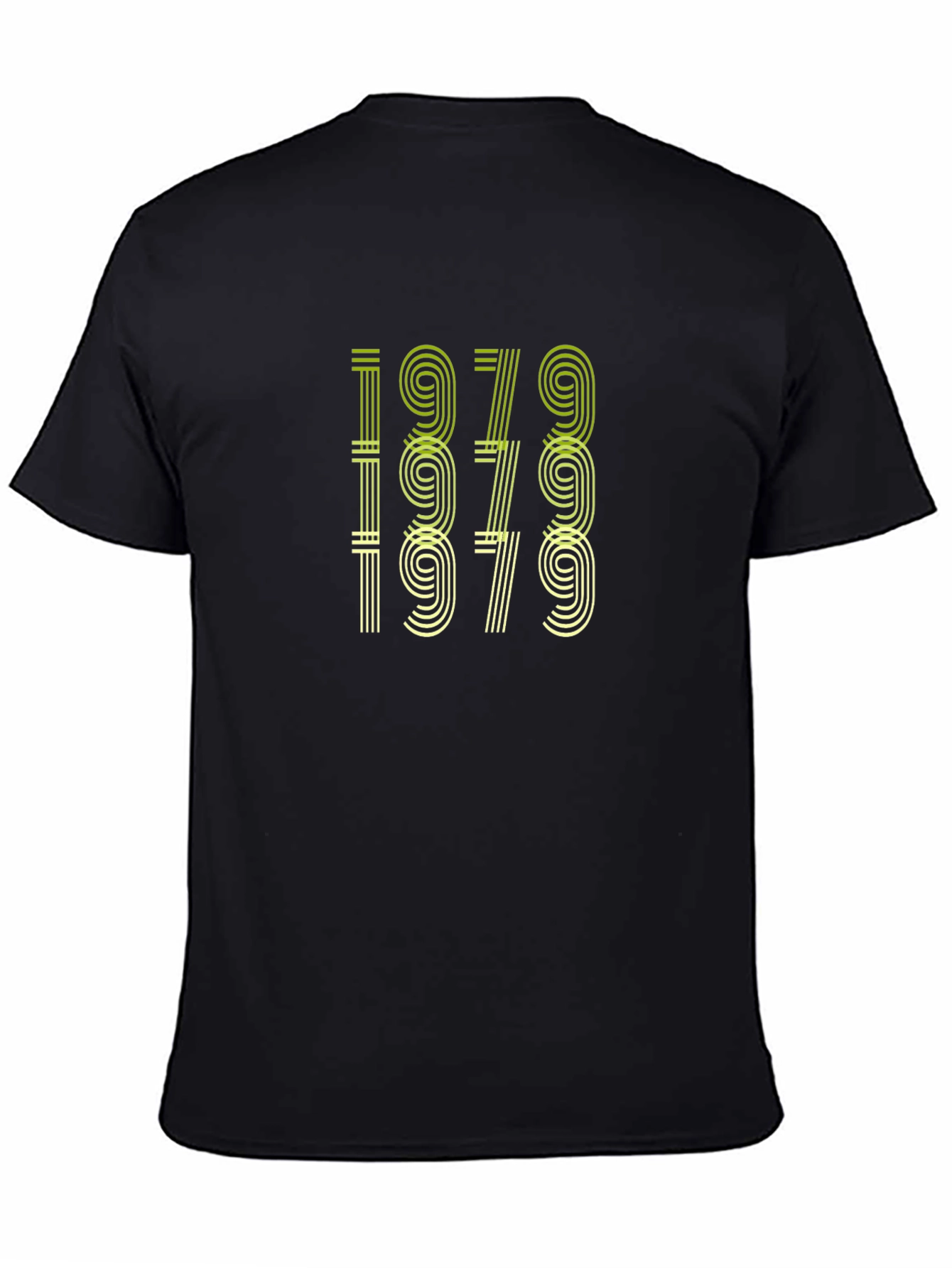 Black Vintage 1979 Graphic Tee - Retro Style view 4