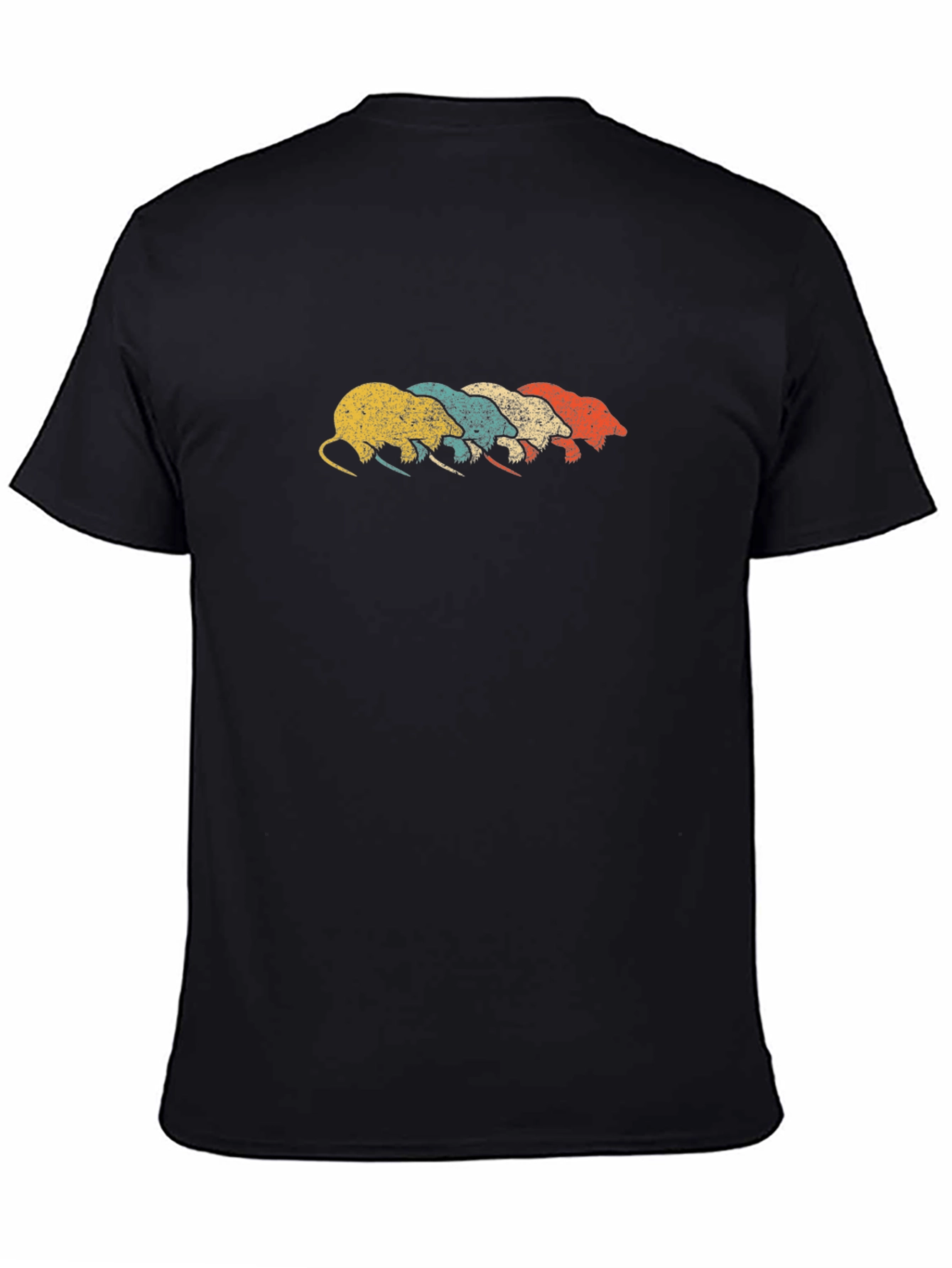 Black Retro Animal T-Shirt view 4