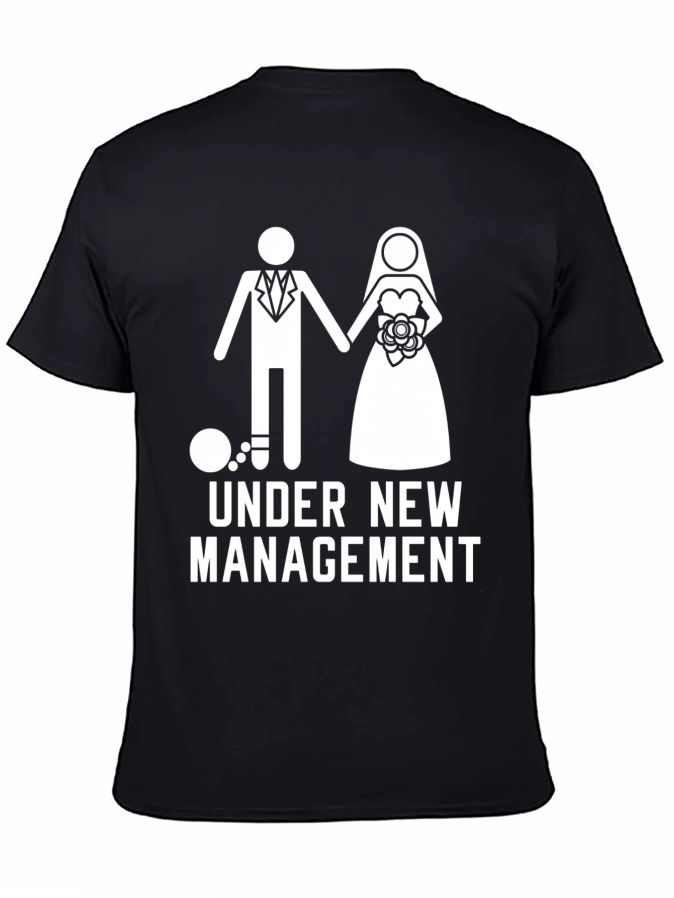 Black Under New Management Graphic Novelty Tee view 4