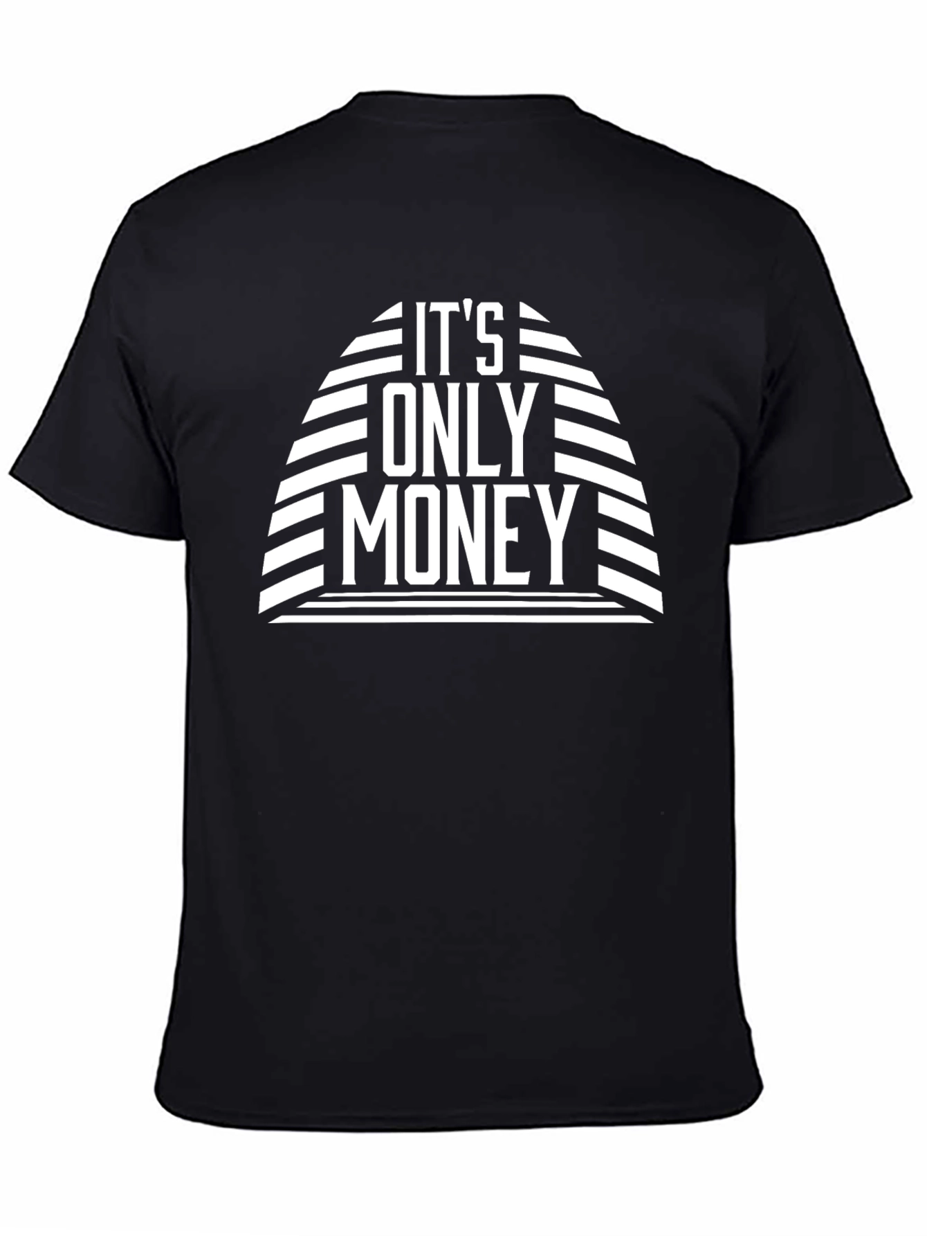 Black It's Only Money Graphic Tee view 4