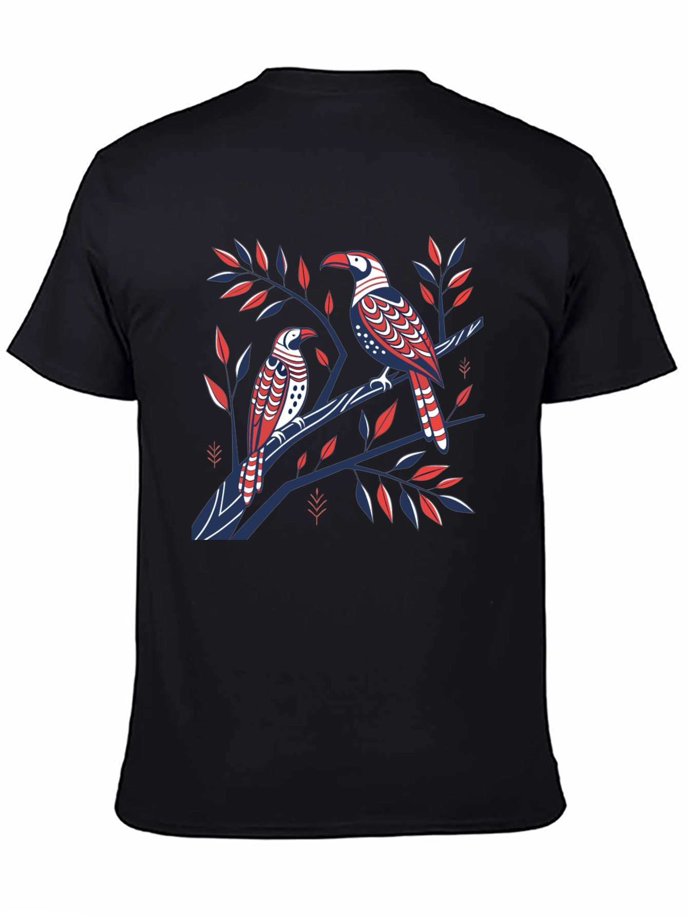 Black Black Bird Graphic Tee view 4