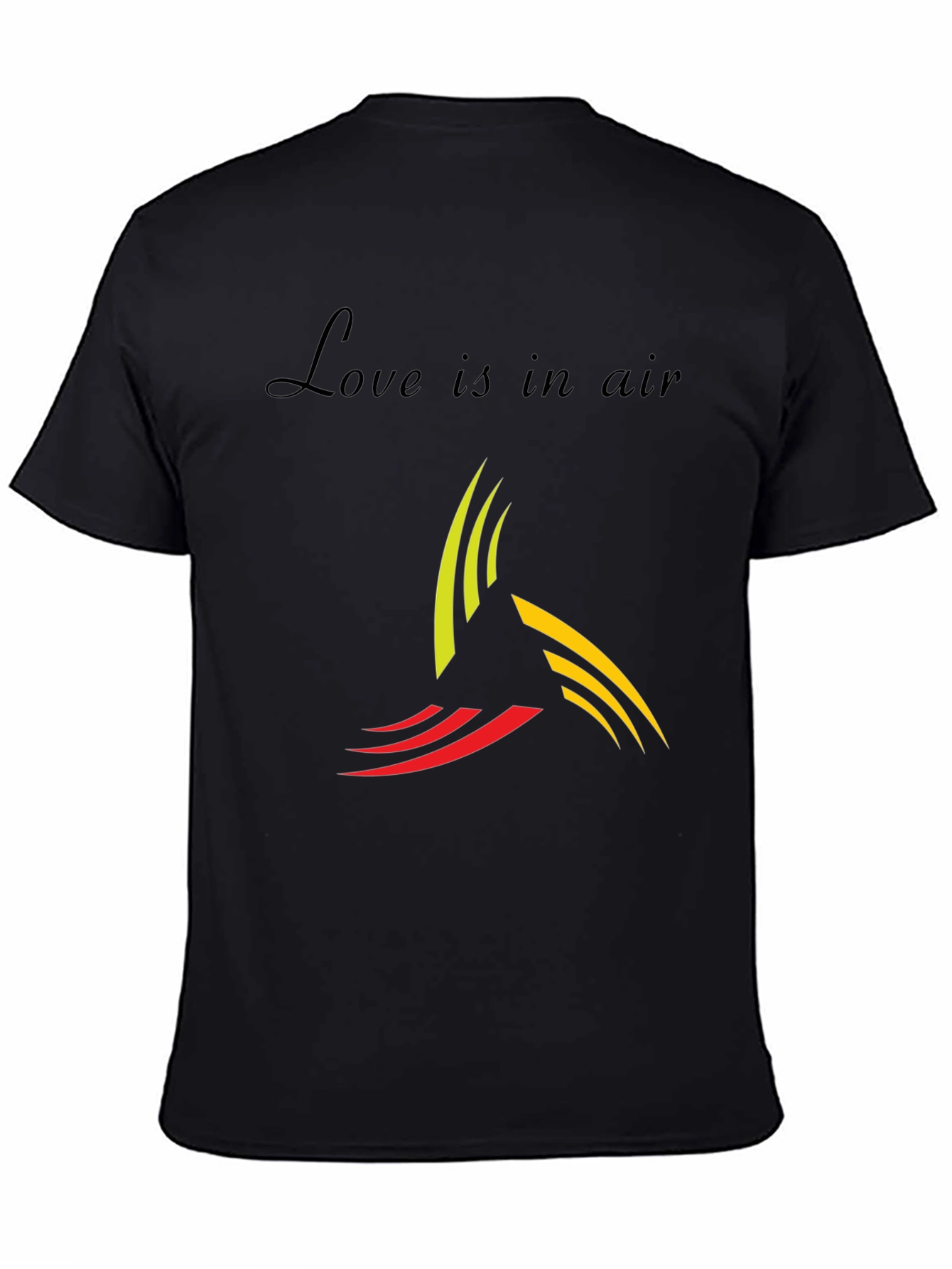 Black Love is in Air Graphic T-Shirt view 4