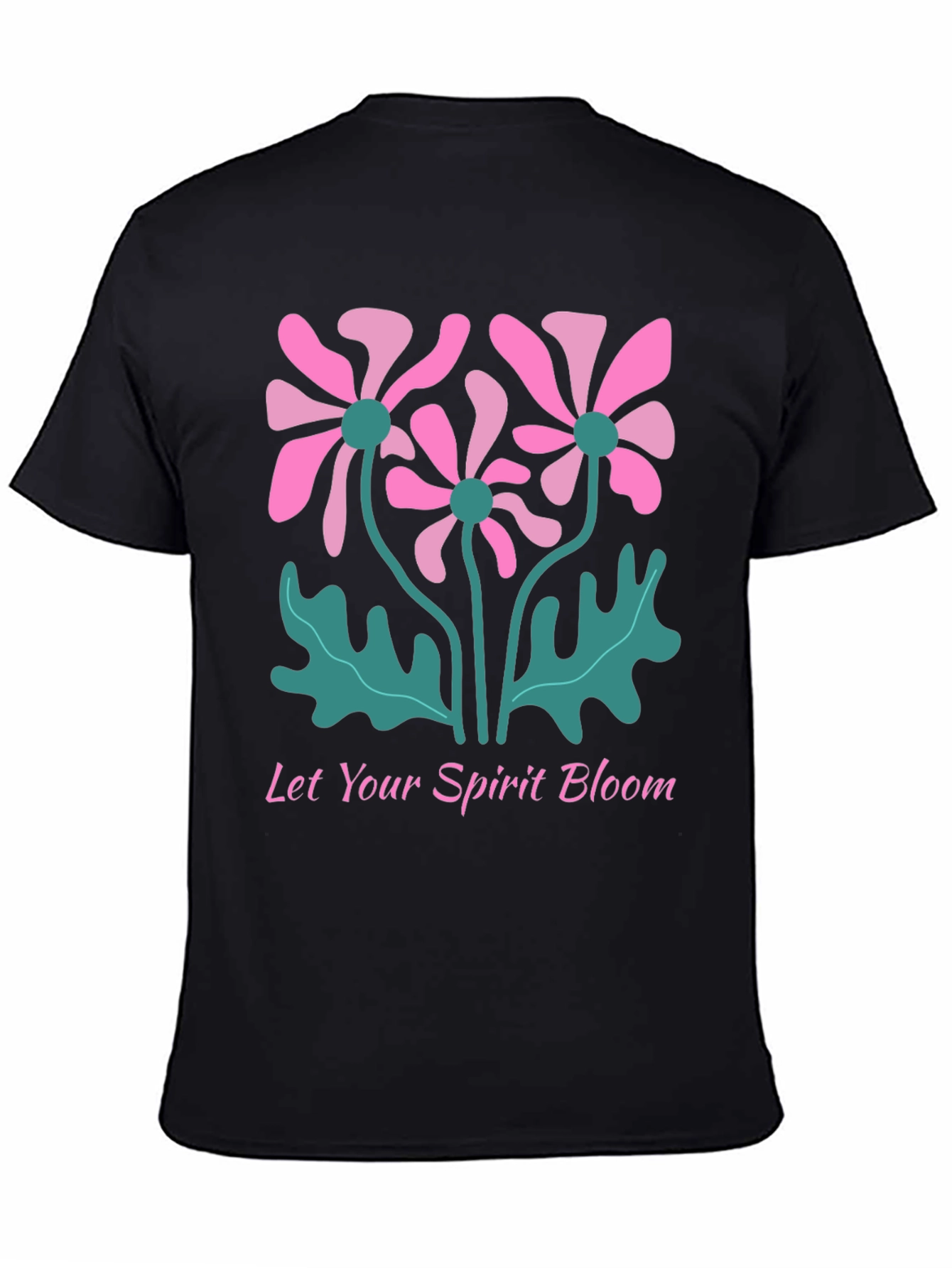 Black Bloom Spirit Graphic Tee view 4