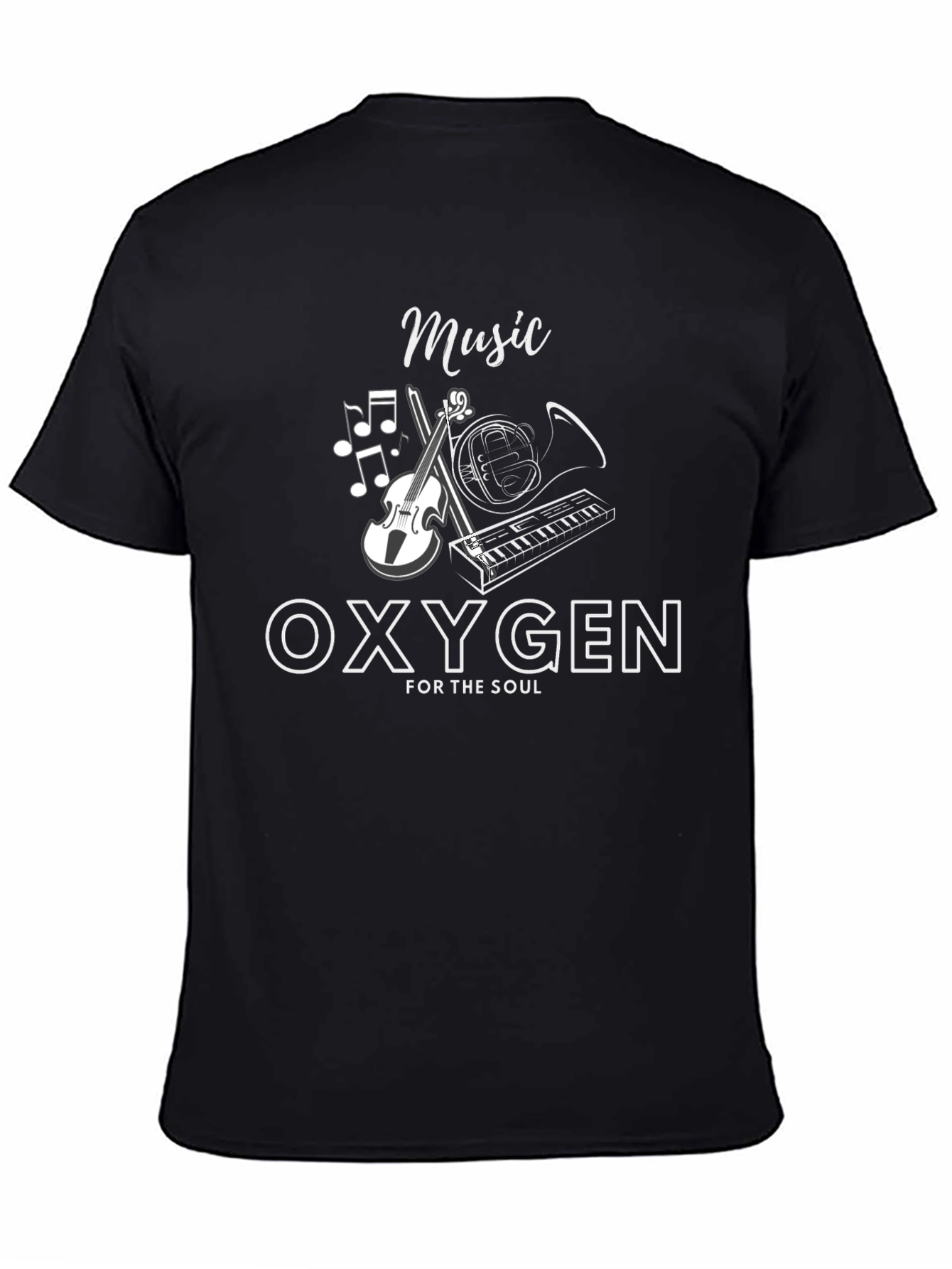Black Music is Oxygen T-Shirt view 4