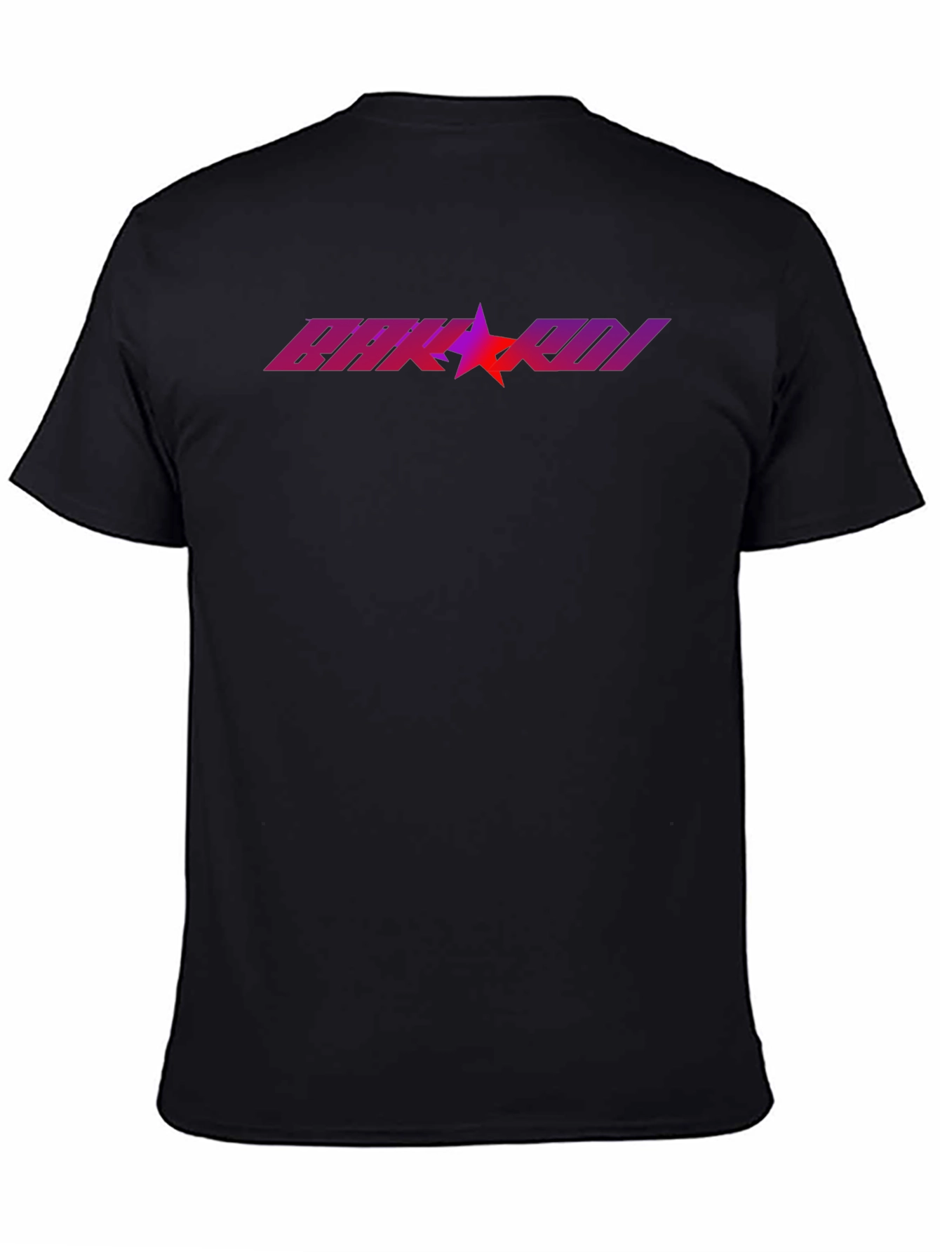 Black Brak RDI Black T-Shirt - Star Logo Design view 4