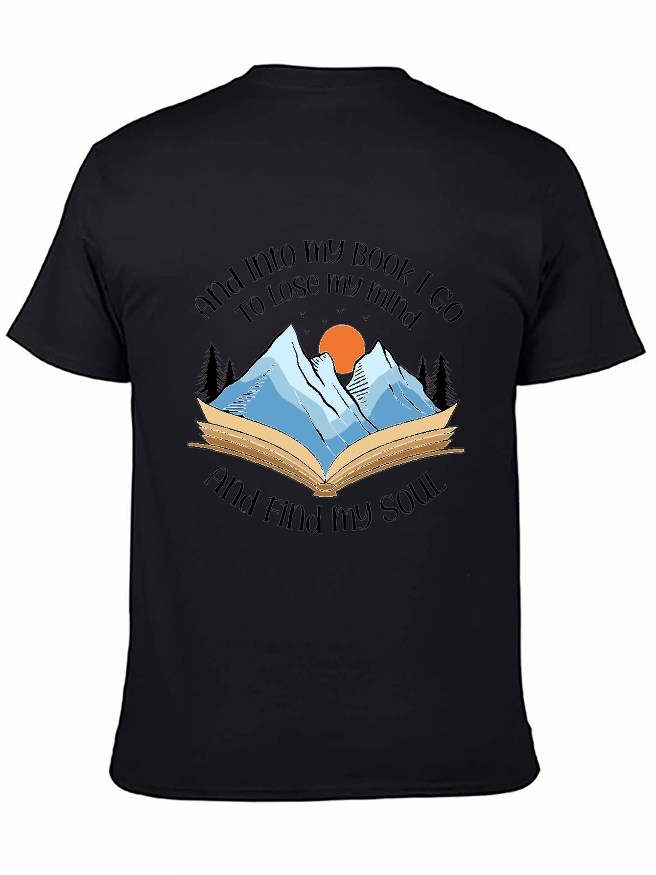 Black Book Lover Tee: Lose Your Mind, Find Your Soul view 4