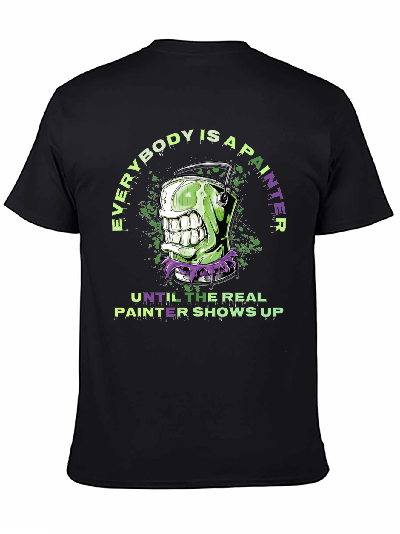 Black Painter T-Shirt: Everybody is a Painter view 4