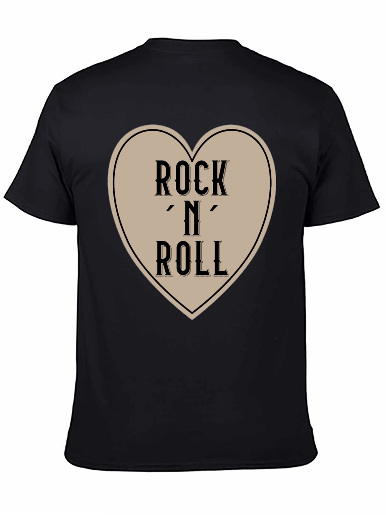 Black Rock 'N' Roll Heart Graphic Tee view 4