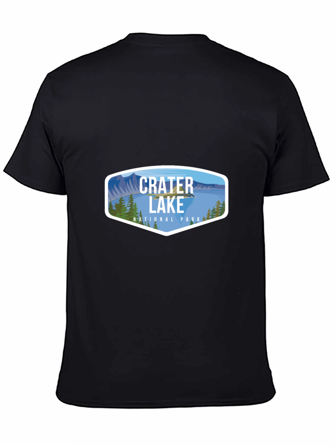 Black Crater Lake National Park T-Shirt view 4