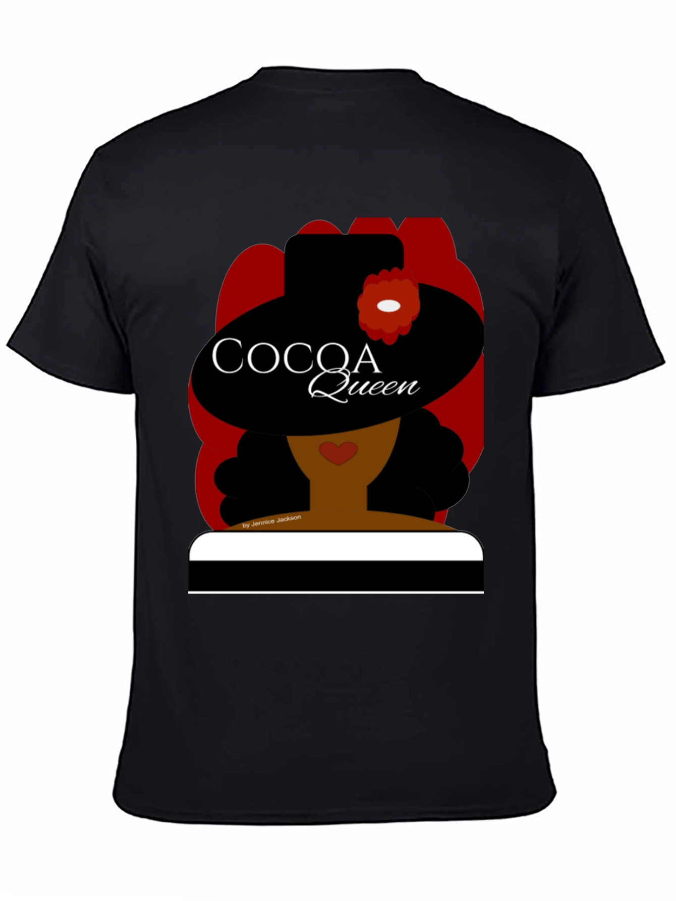 Black Cocoa Queen Graphic Tee - Stylish Statement Shirt view 4