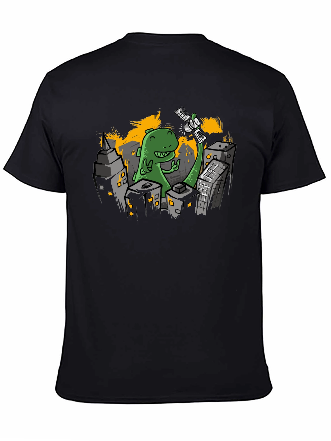 Black Godzilla T-Shirt view 4