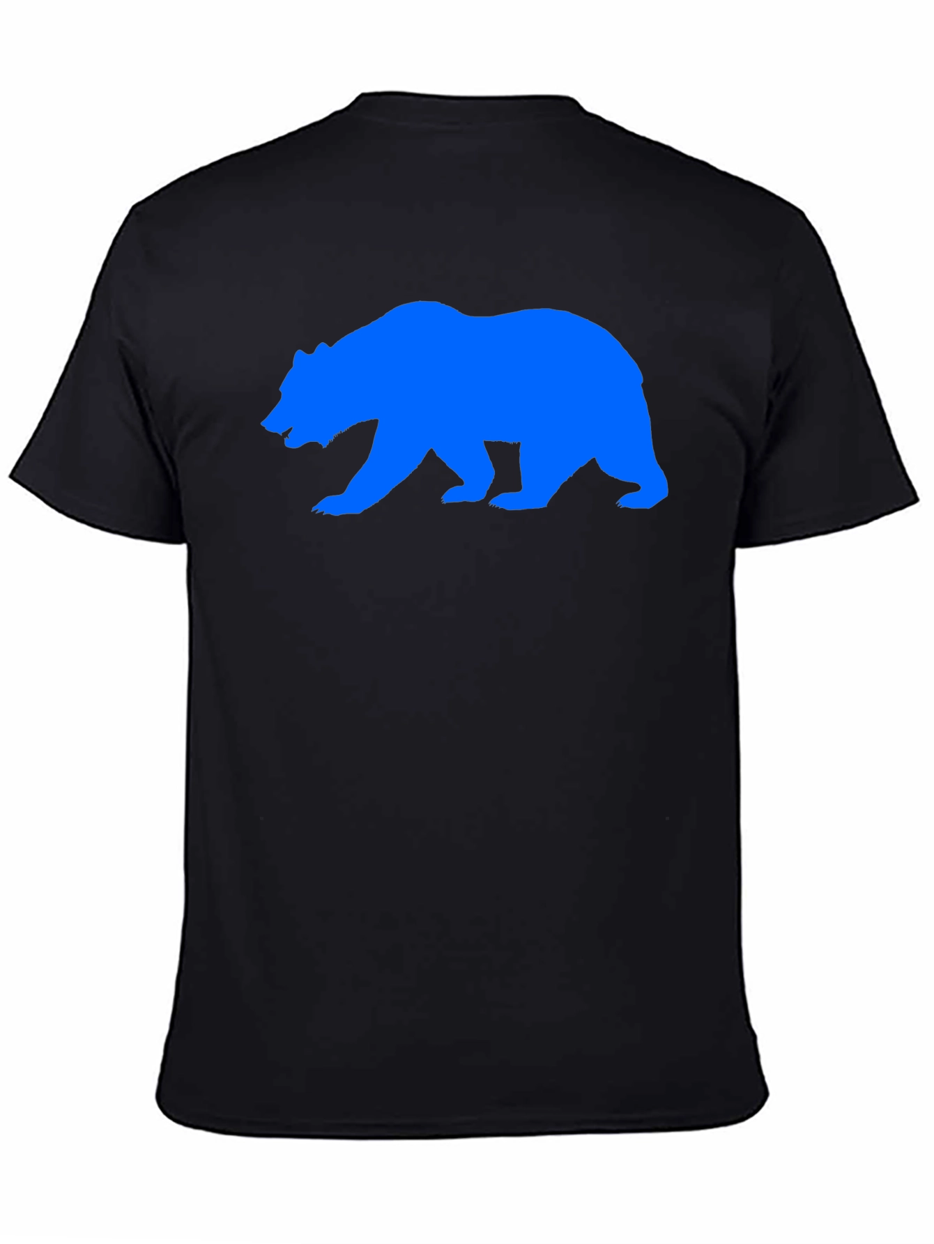 Black Bear Graphic Print Black T-Shirt view 4