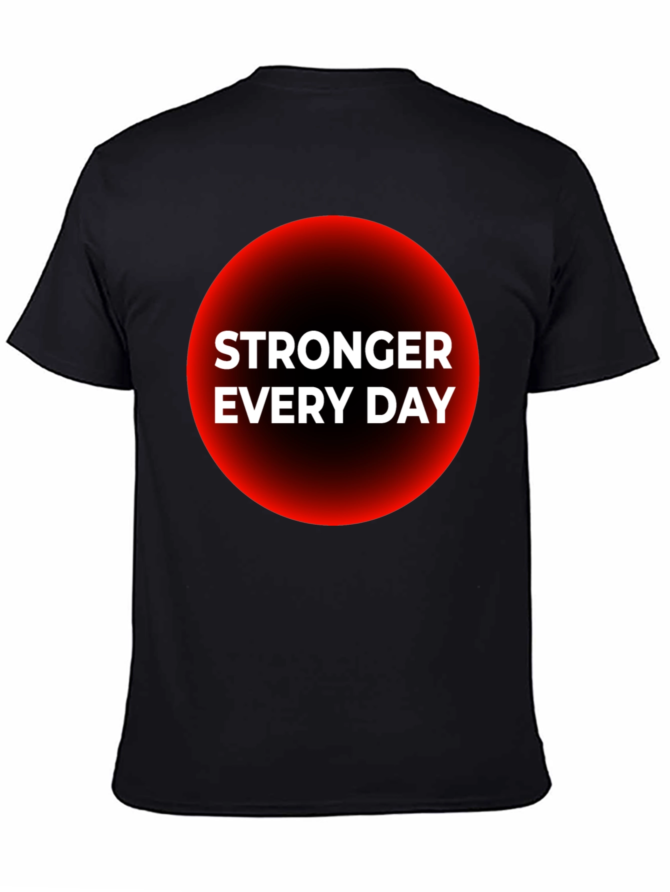Black Stronger Everyday Graphic T-Shirt - Black view 4