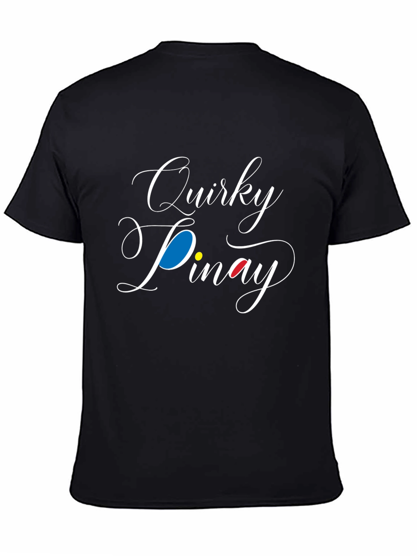 Black Quirky Pinay Black Graphic Tee view 4