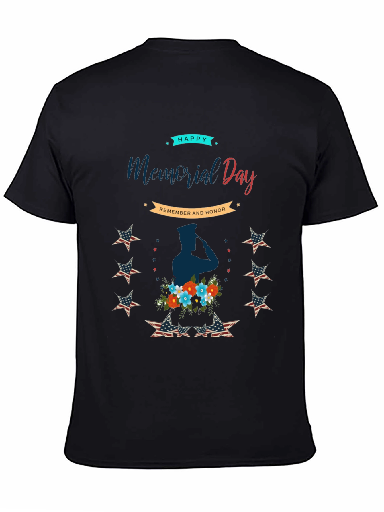 Memorial Day T-Shirt - Remember and Honor - 4